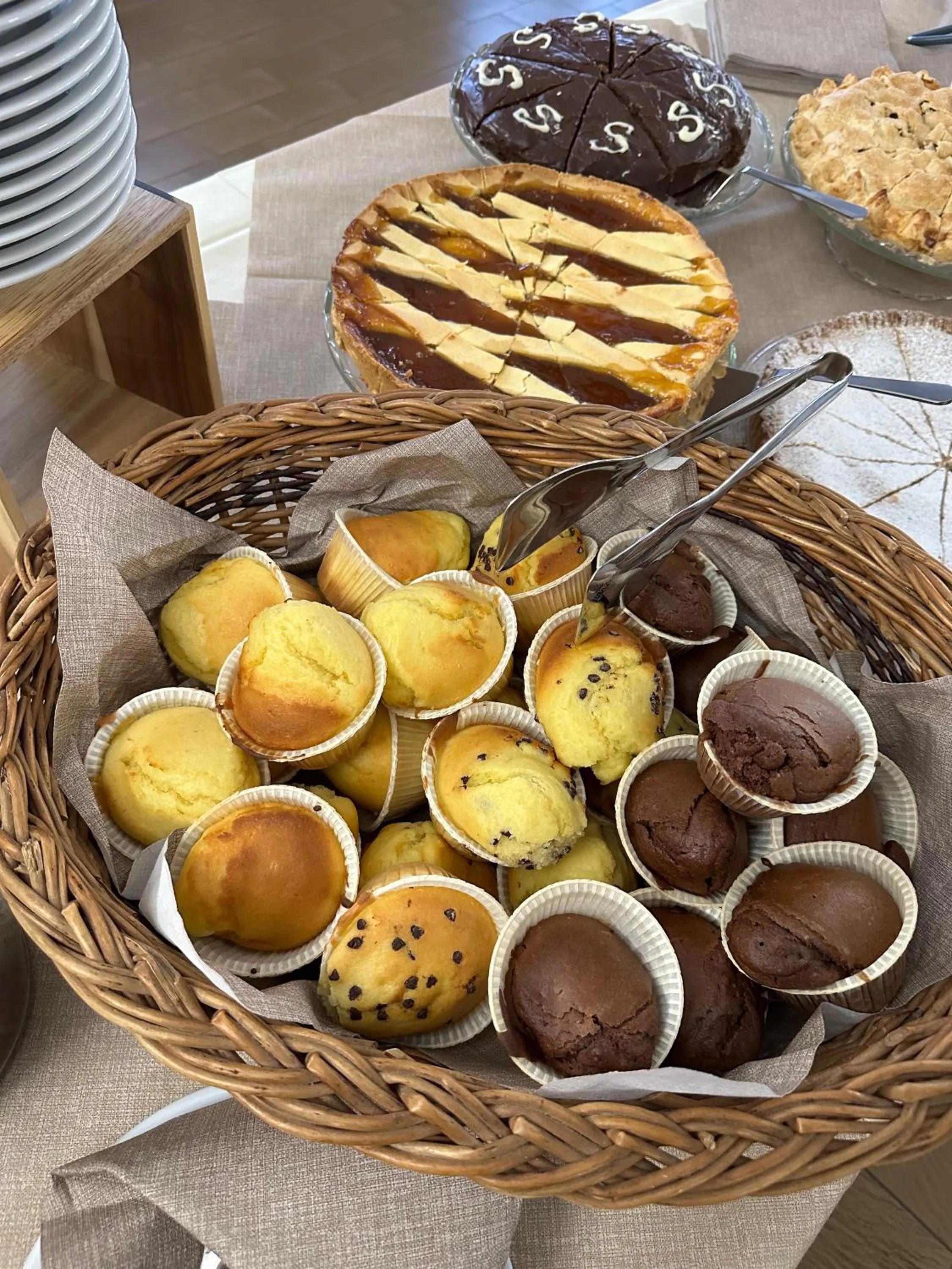 Buffet breakfast in Hotel Alle Tre Baite