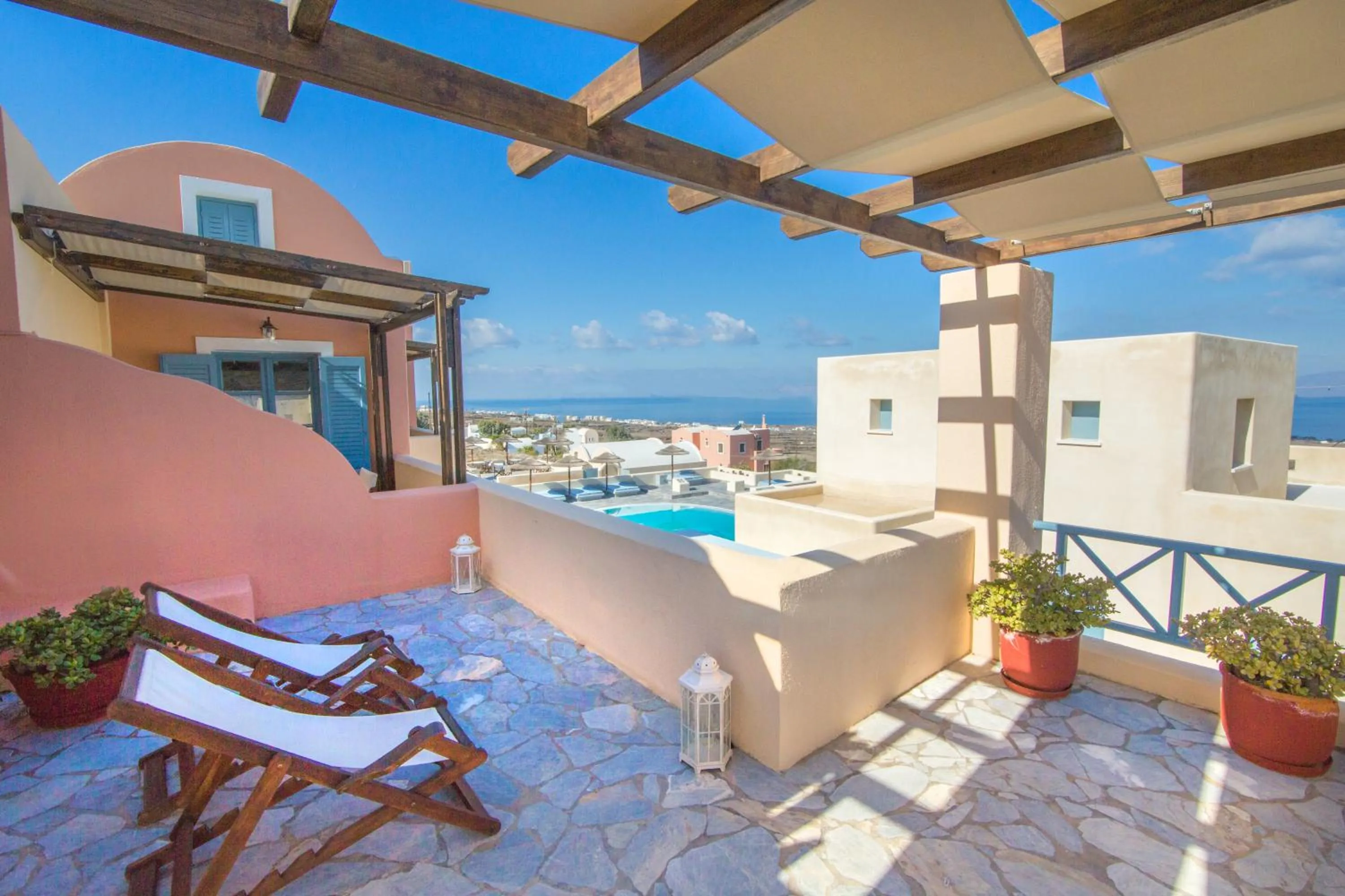 City view in Anemoessa Villa