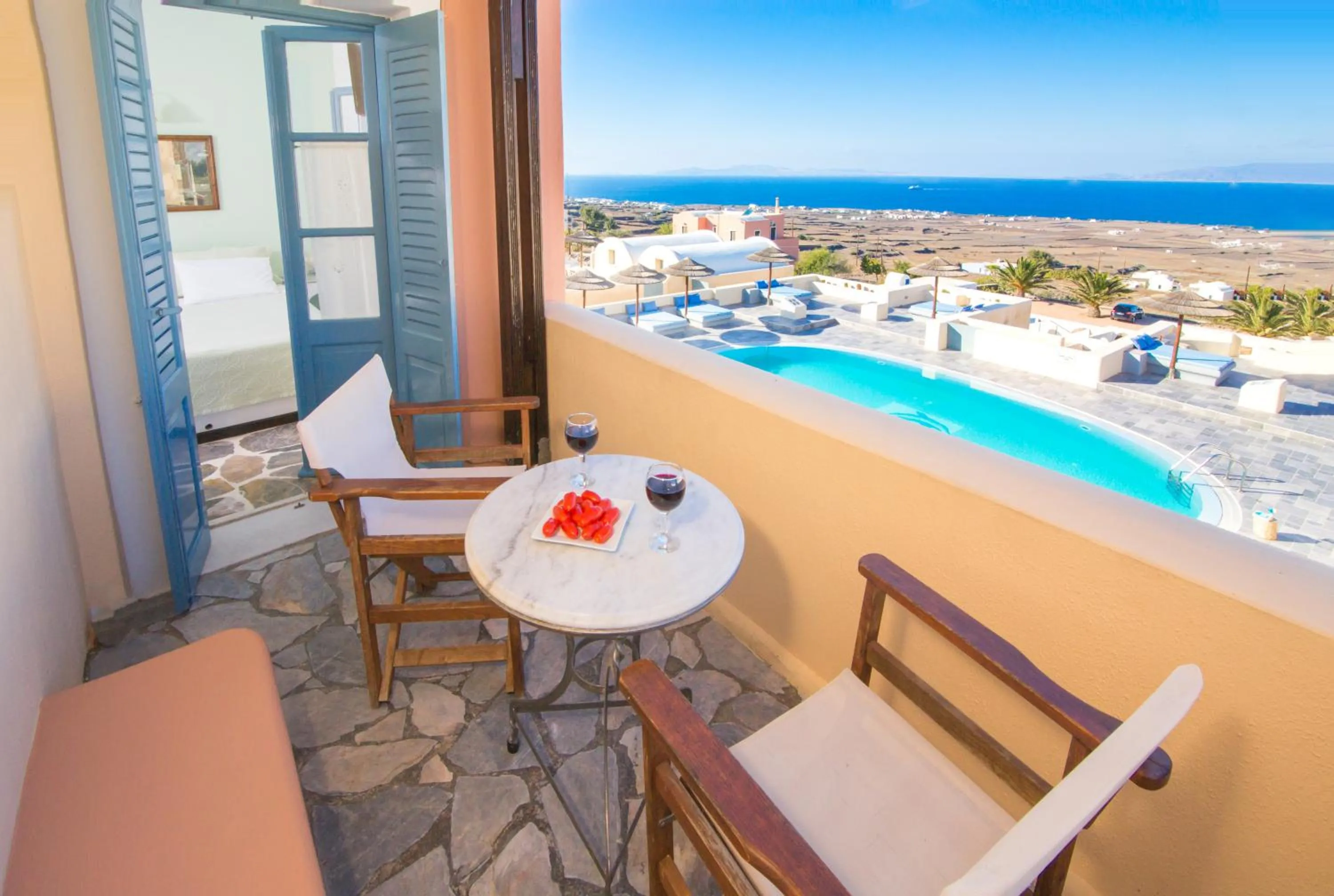 Balcony/Terrace in Anemoessa Villa