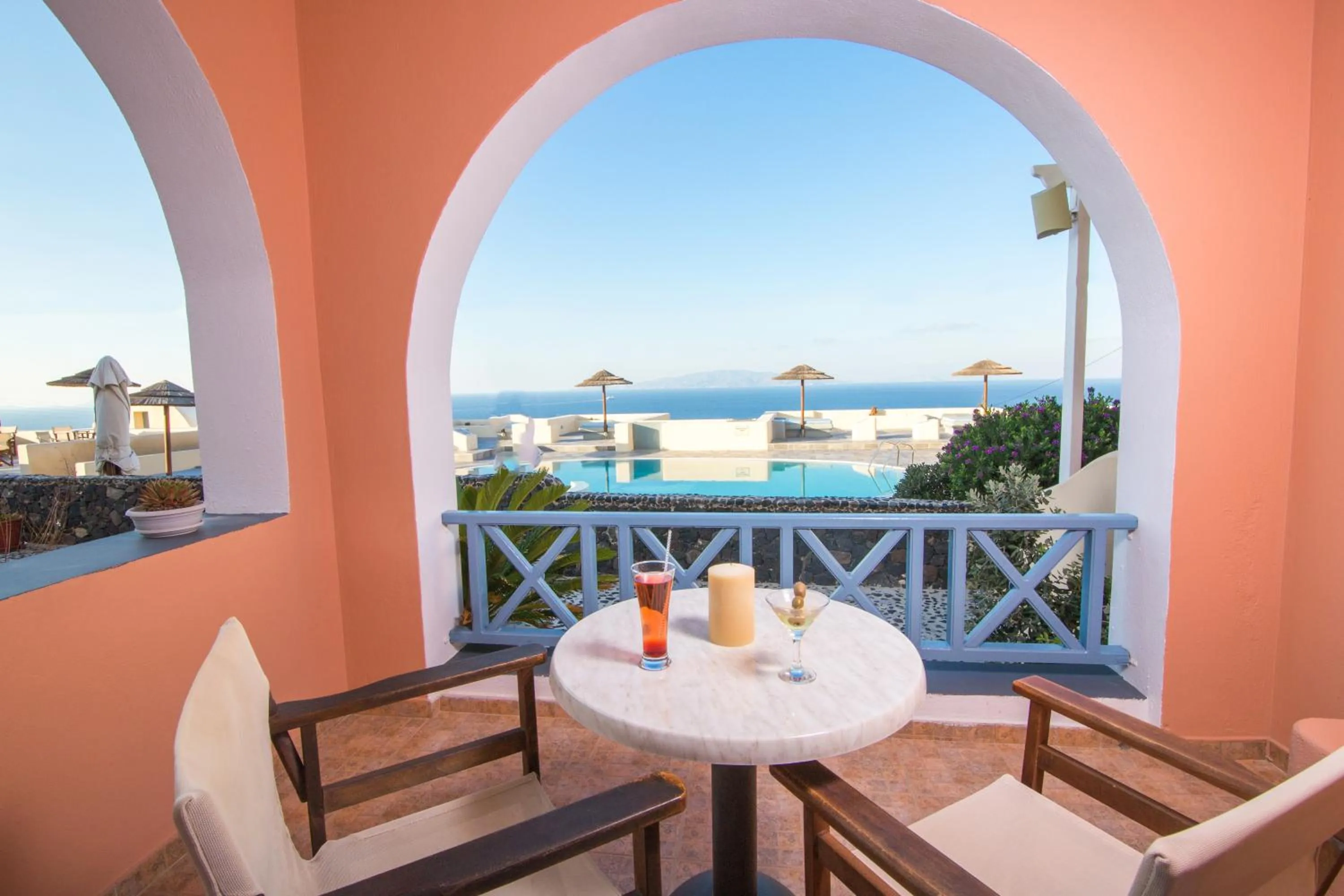 Balcony/Terrace in Anemoessa Villa