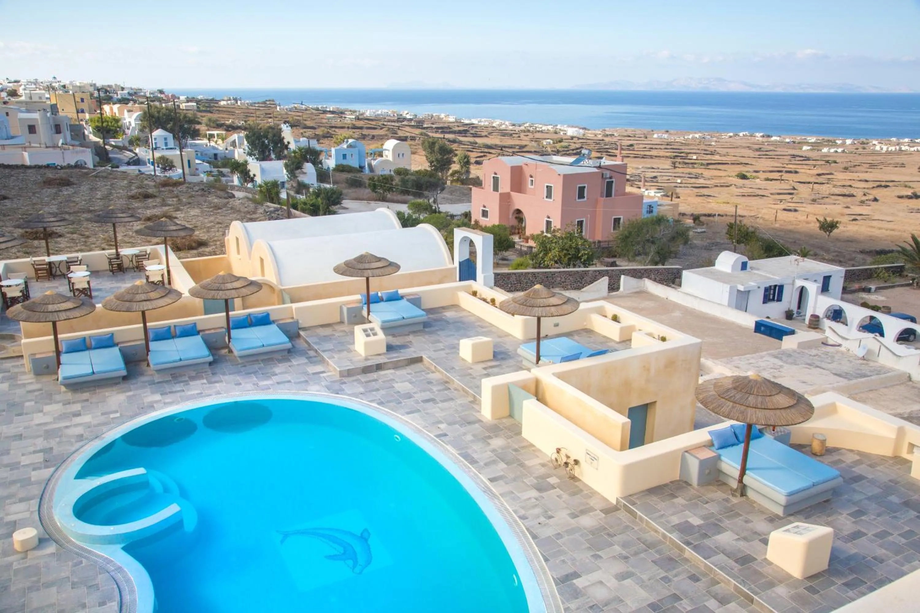 City view in Anemoessa Villa