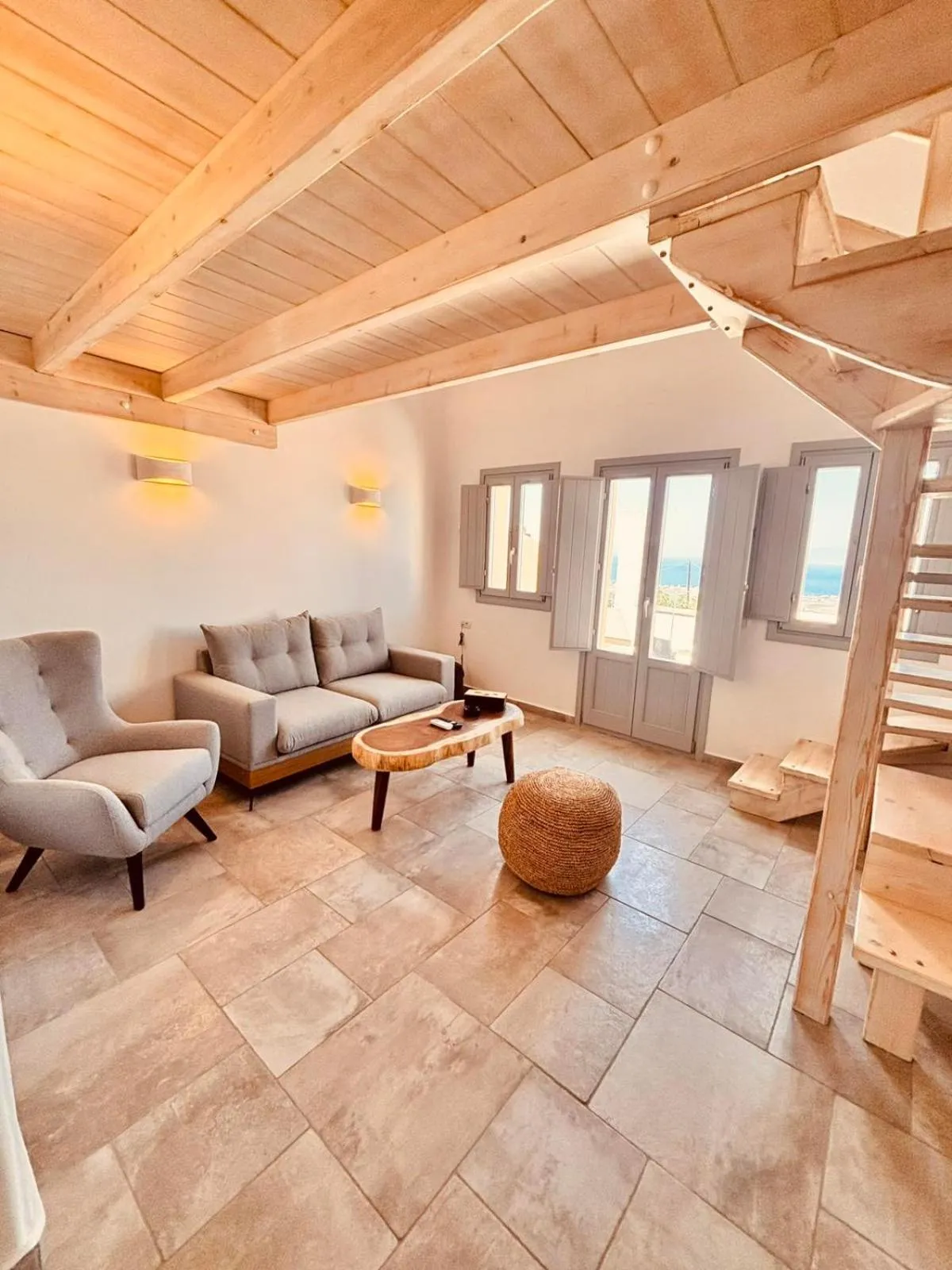 Living room in Anemoessa Villa