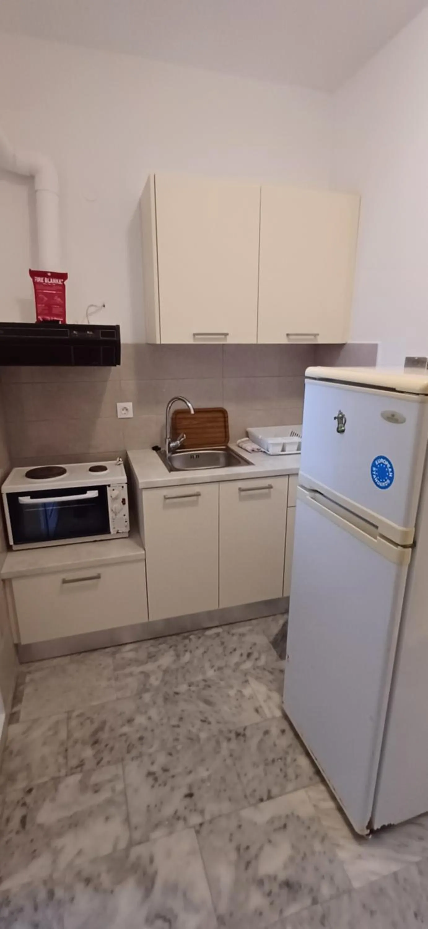 Kitchen or kitchenette in Villa Kavourakia