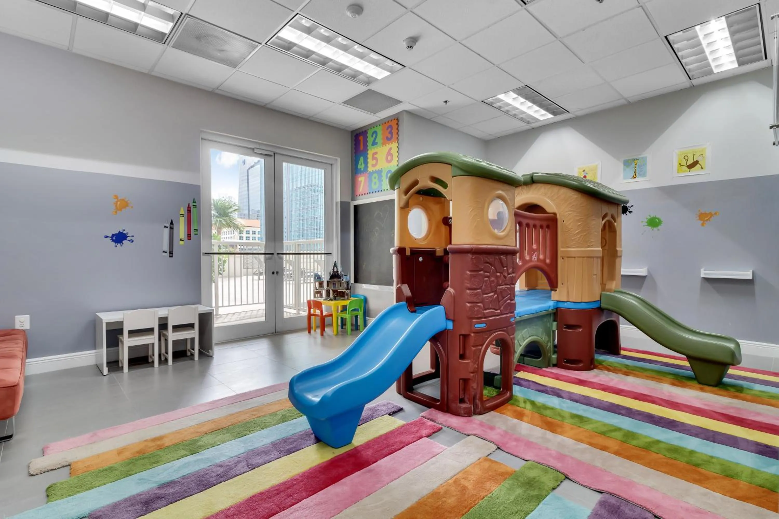 Children play ground in The Club at Brickell Bay Luxury Suites