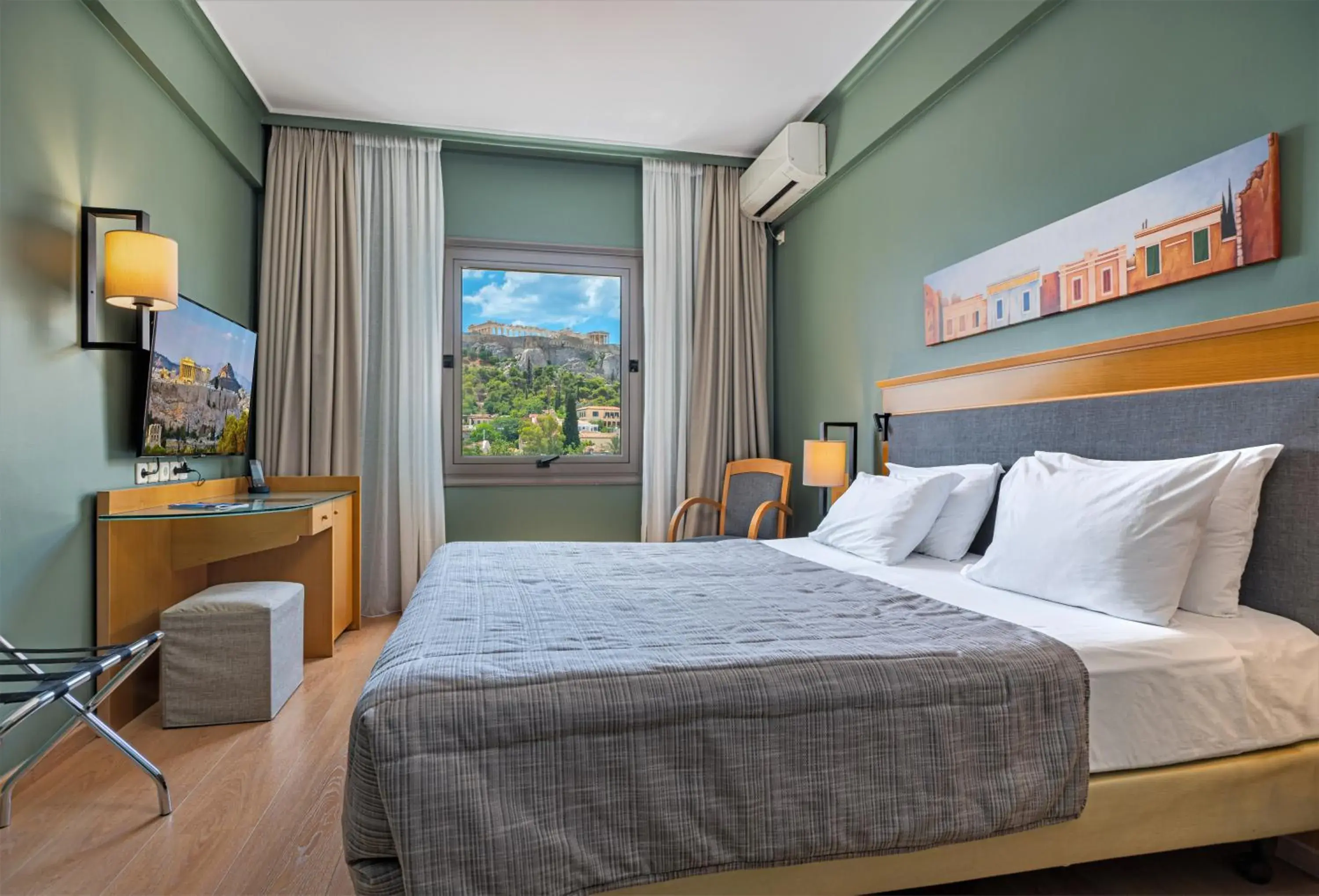Deluxe Double or Twin Room with Acropolis View in Plaka Hotel Deluxe Double or Twin Room with Acropolis View in Plaka Hotel
