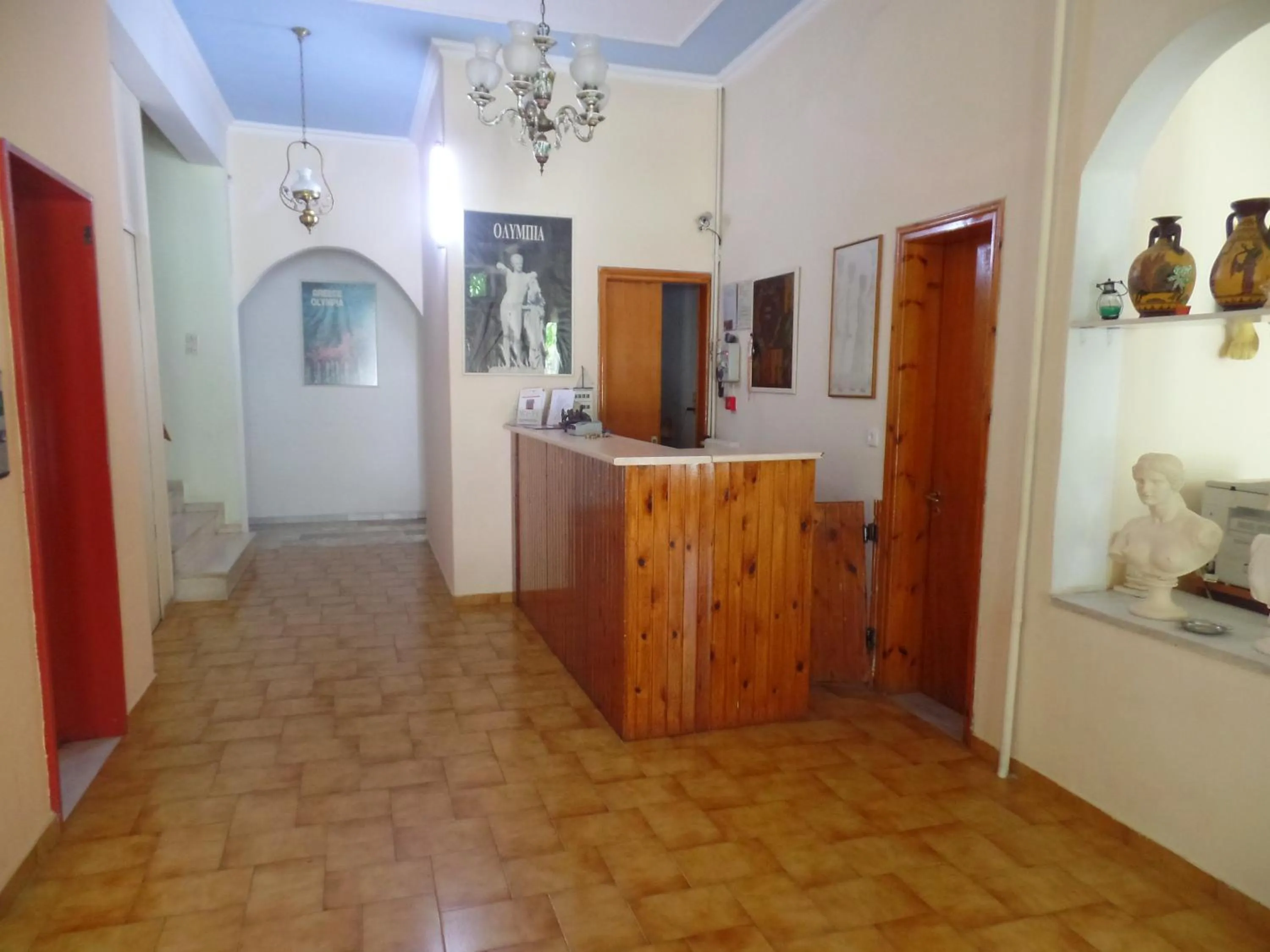 Lobby or reception in Hotel Inomaos