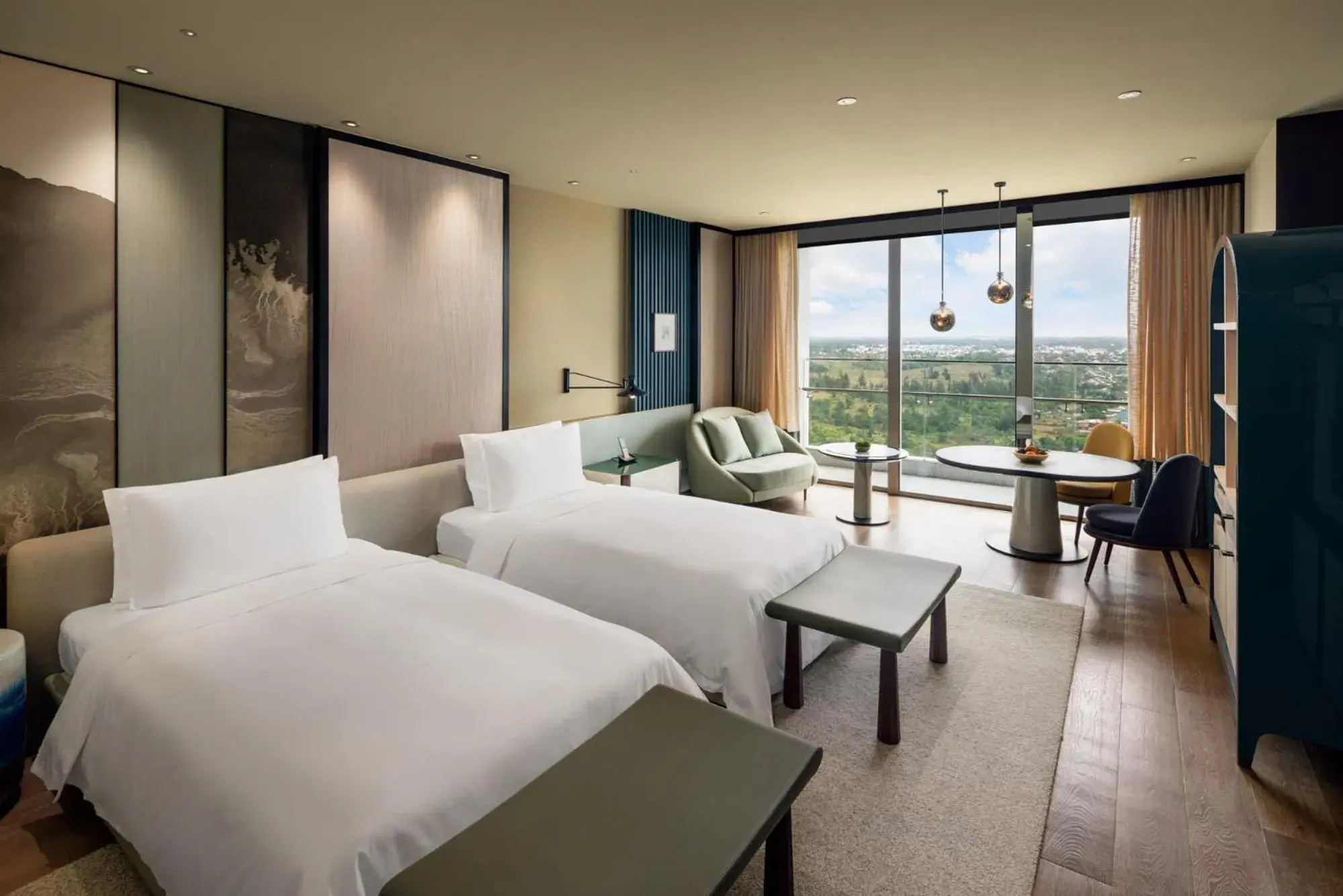 Deluxe Ocean View Twin in New World Hoiana Beach Resort Deluxe Ocean View Twin in New World Hoiana Beach Resort