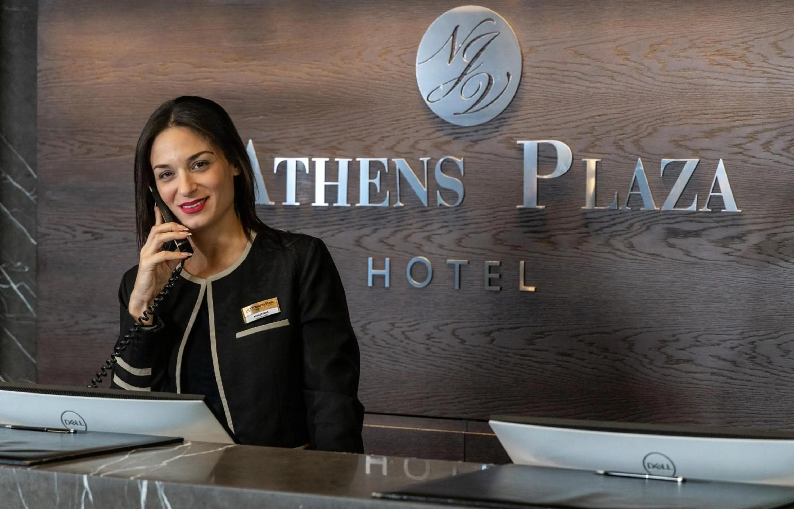 Lobby or reception in NJV Athens Plaza