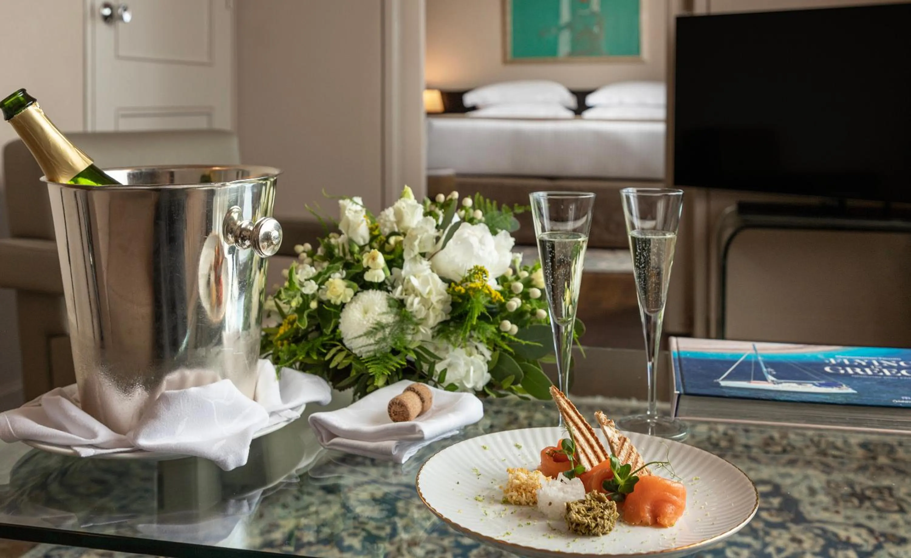 Living room in NJV Athens Plaza