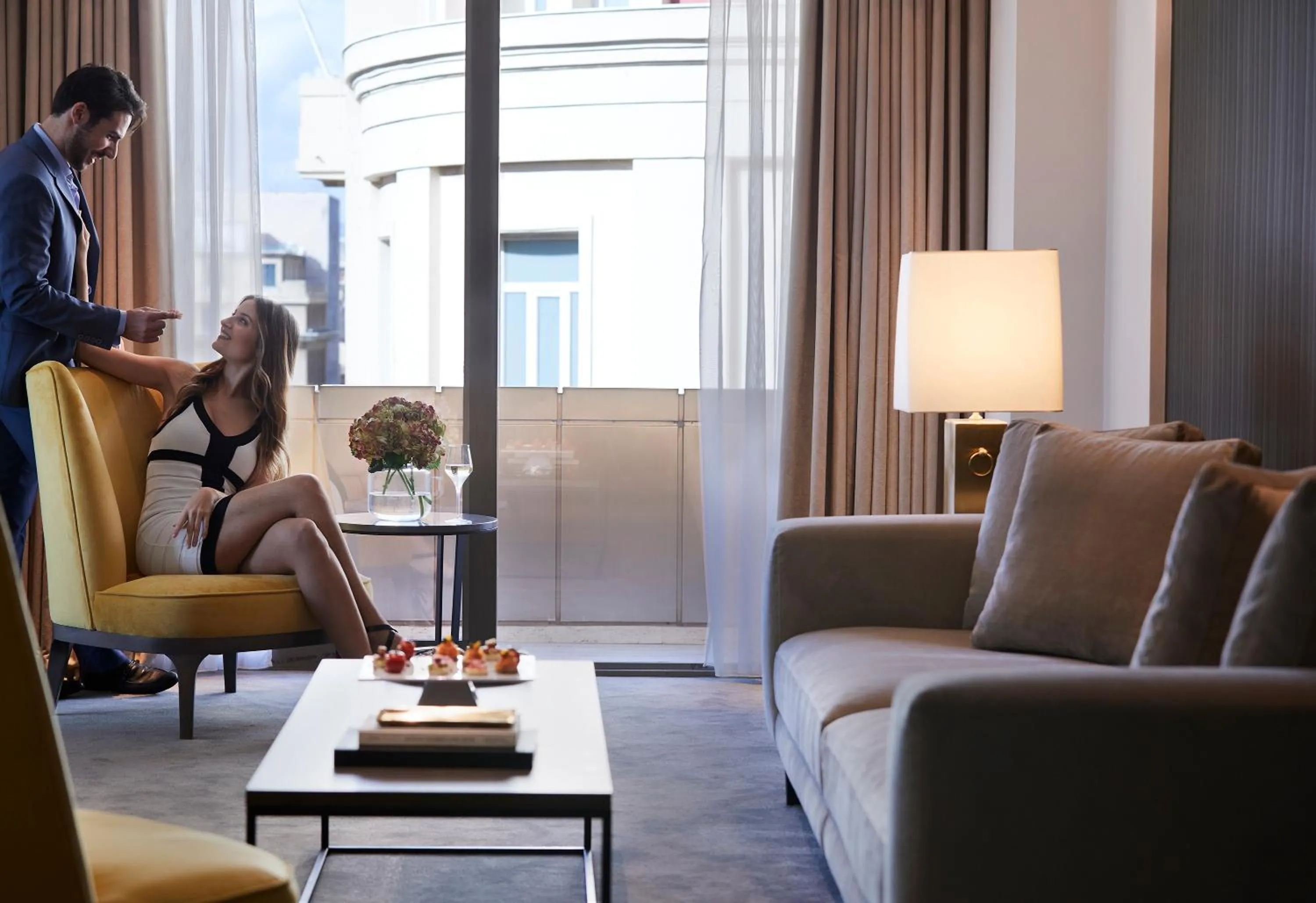 People in NJV Athens Plaza