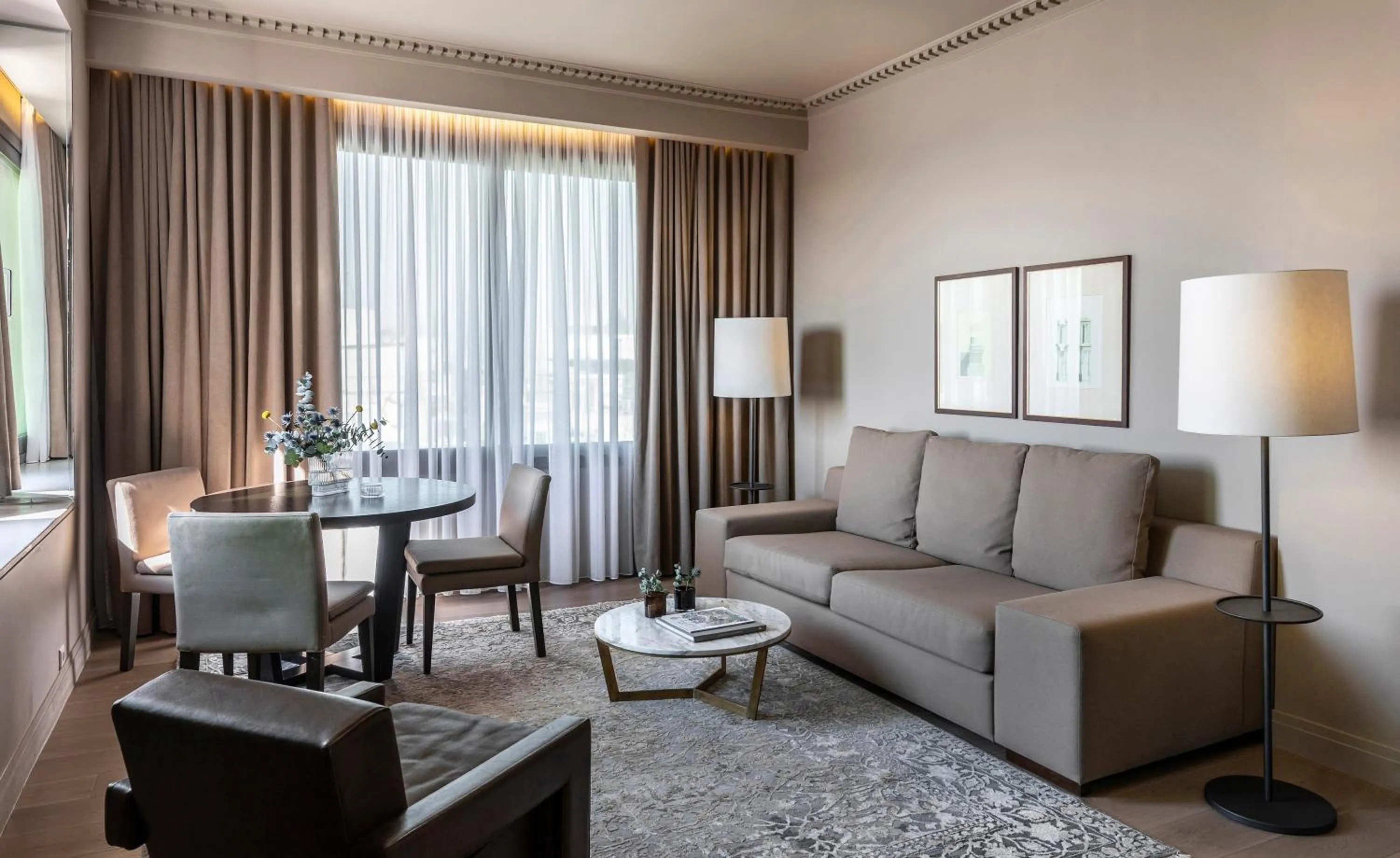 Living room in NJV Athens Plaza