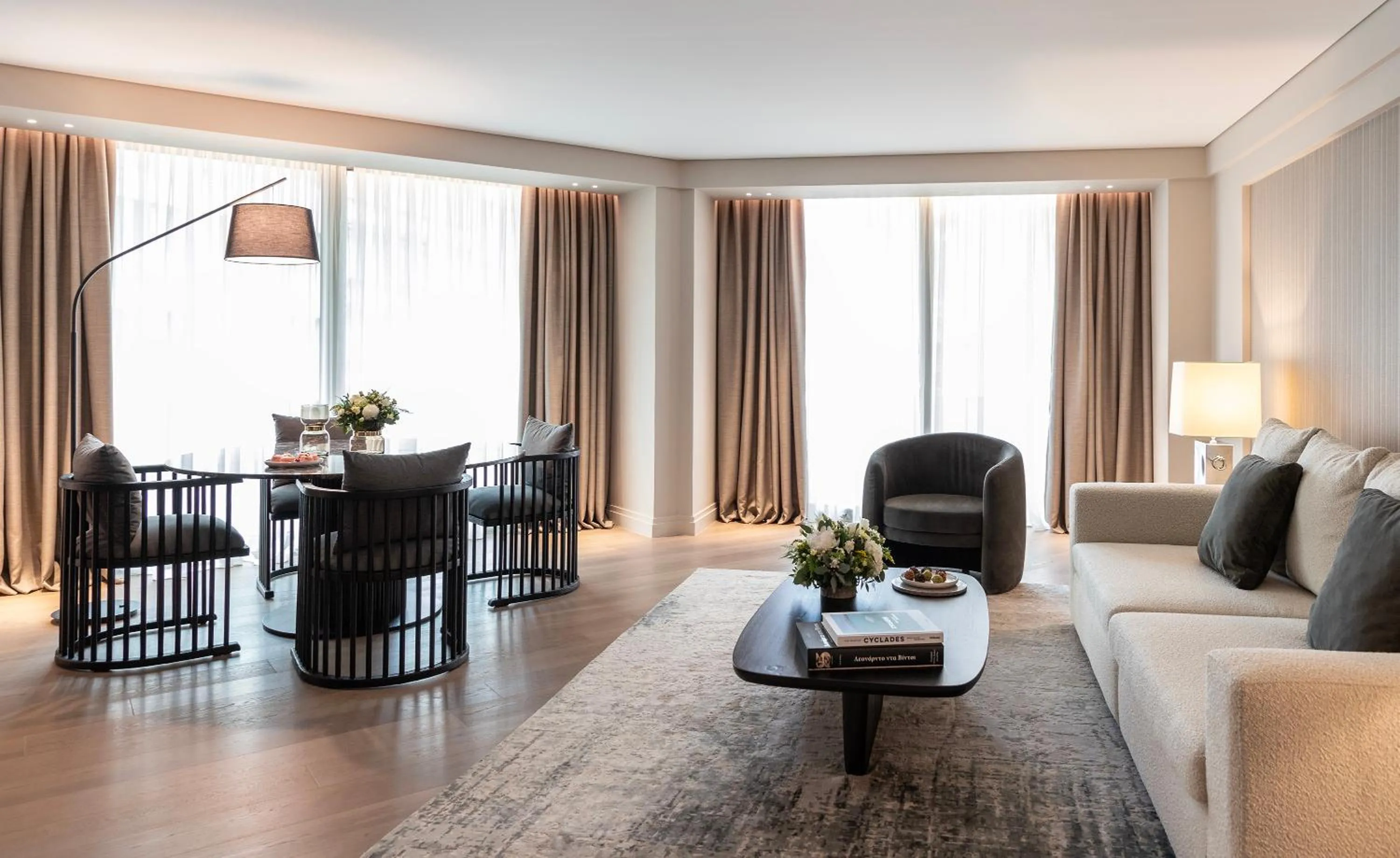 Living room in NJV Athens Plaza