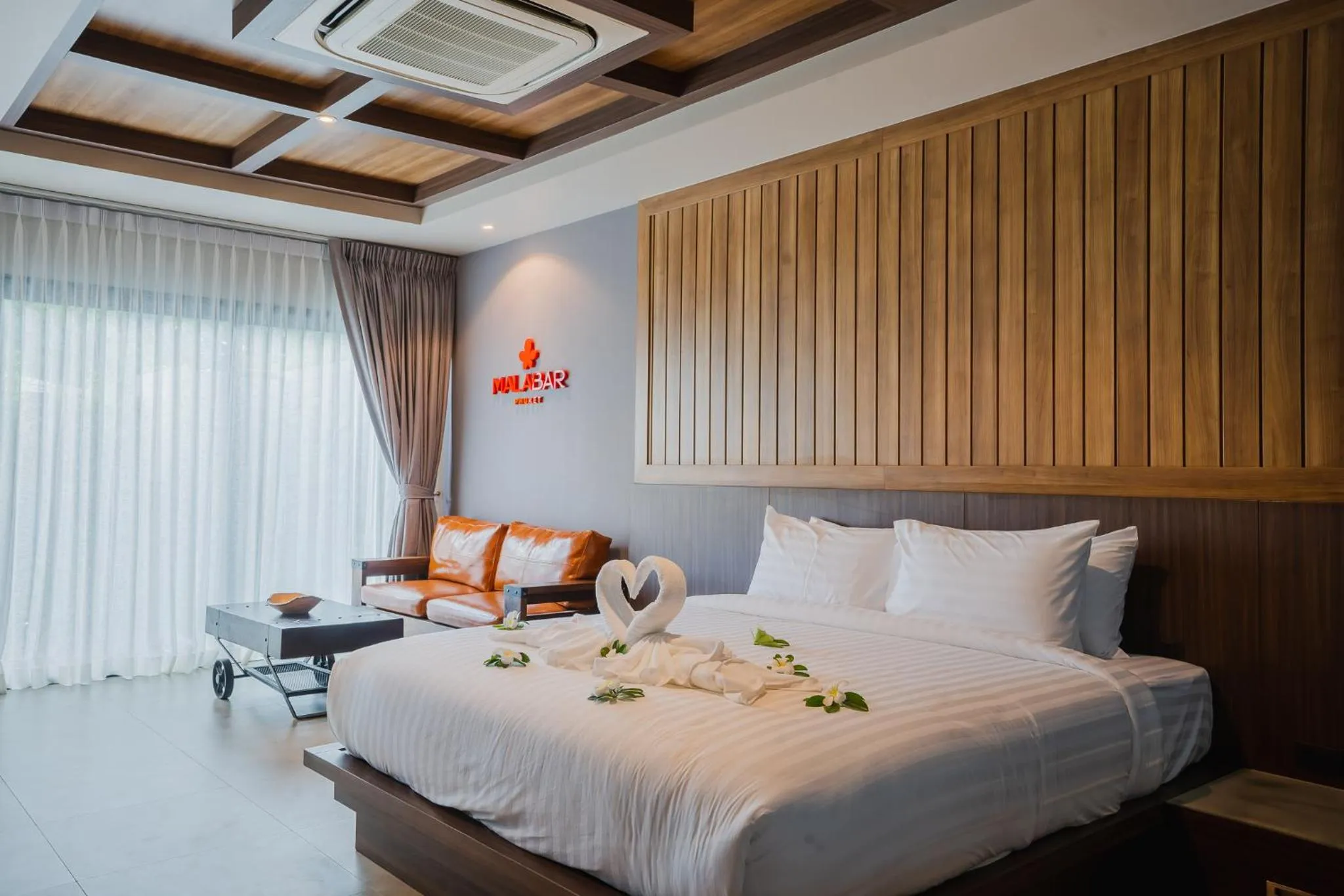 Bedroom, Bed in Malabar Pool Villa Phuket