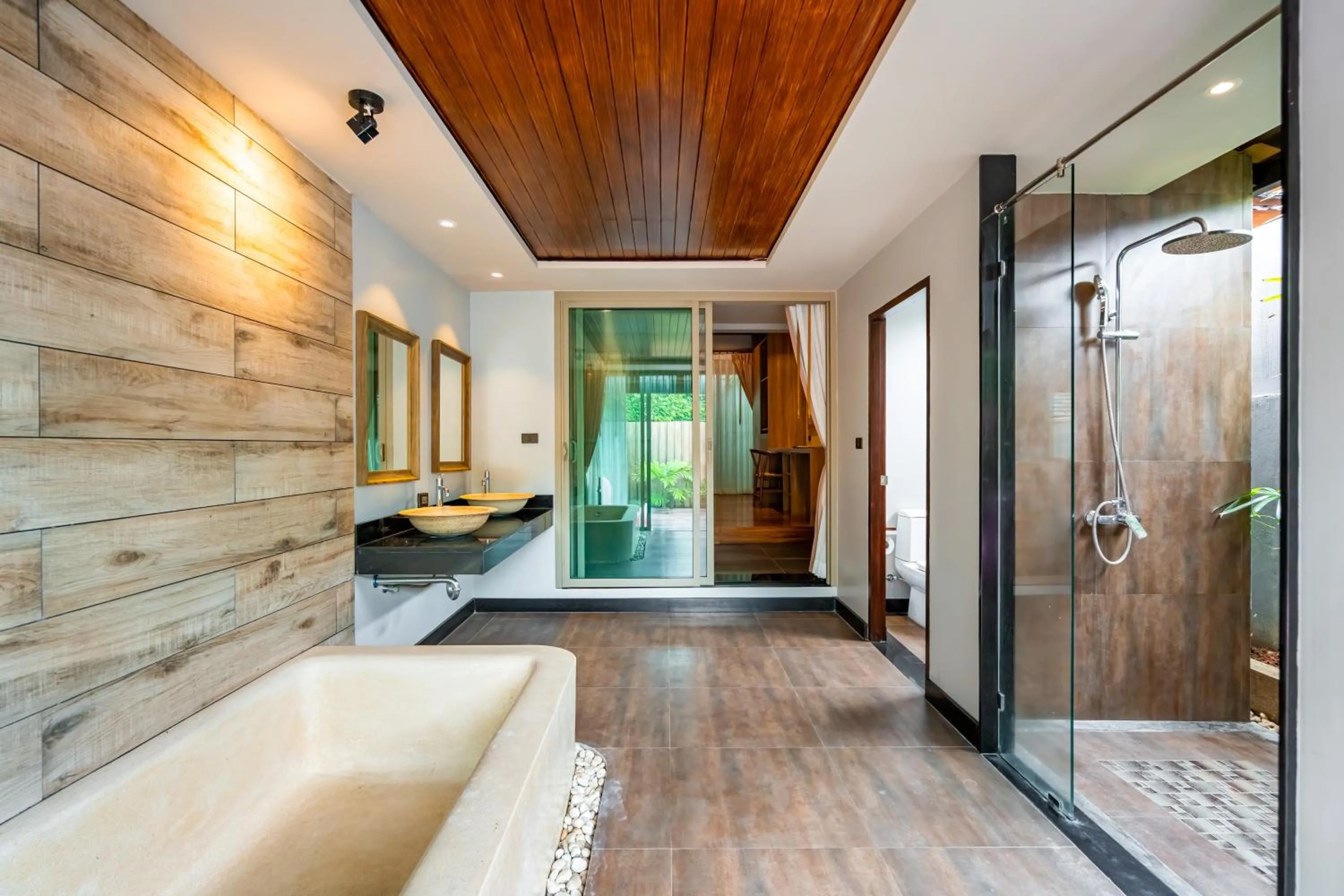 Shower in Malabar Pool Villa Phuket