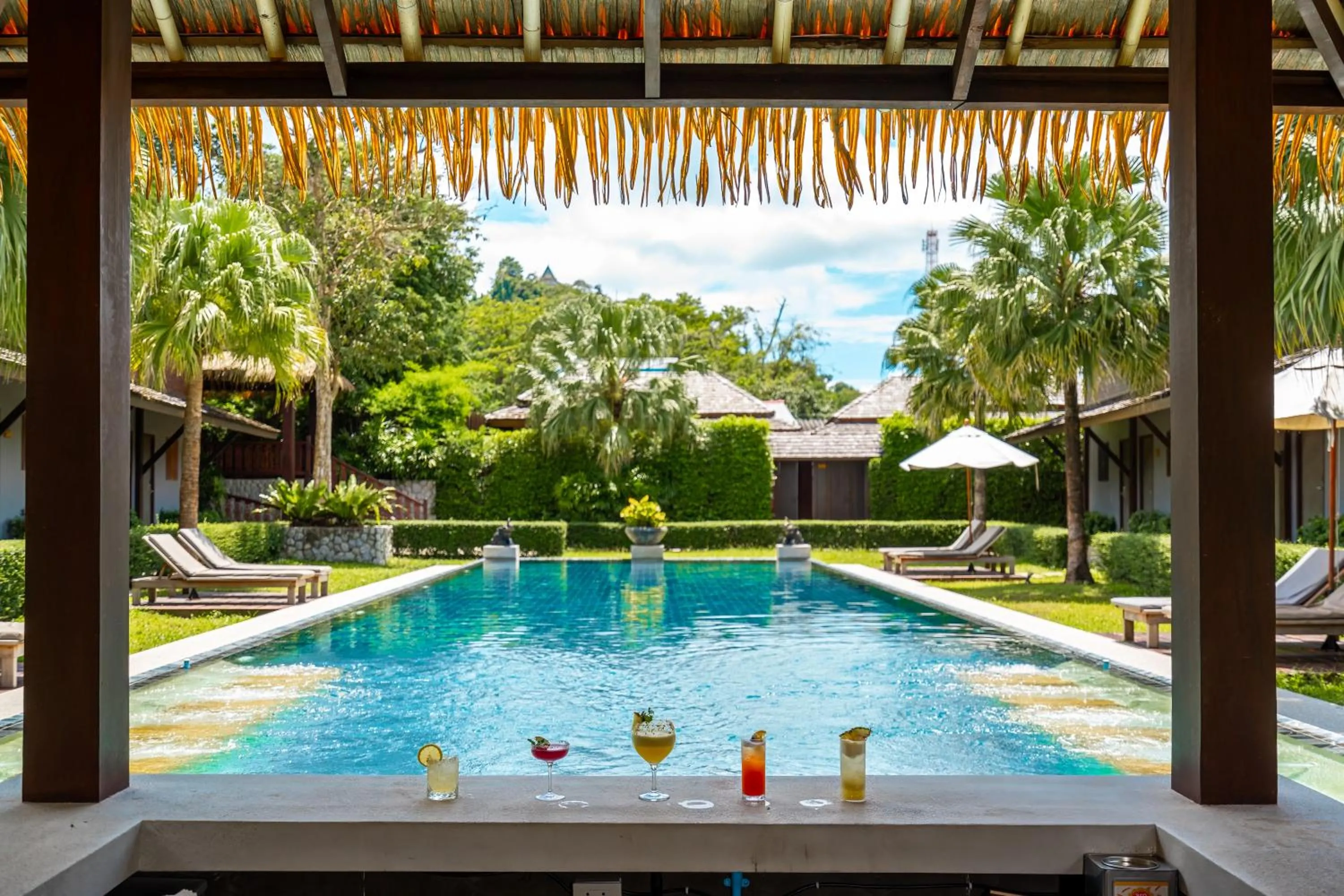 Garden view in Malabar Pool Villa Phuket