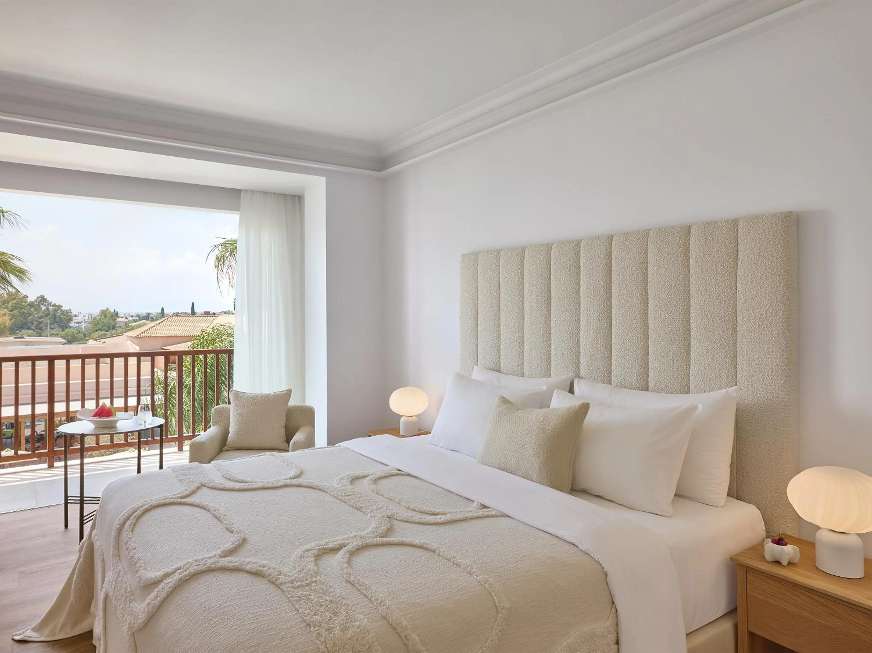 Bed in Grecotel Filoxenia