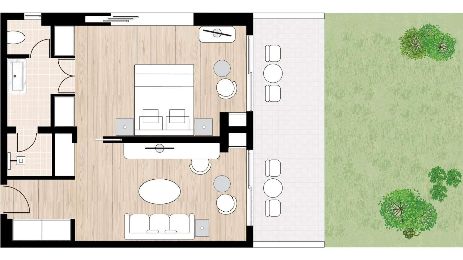 Floor plan in Grecotel Filoxenia