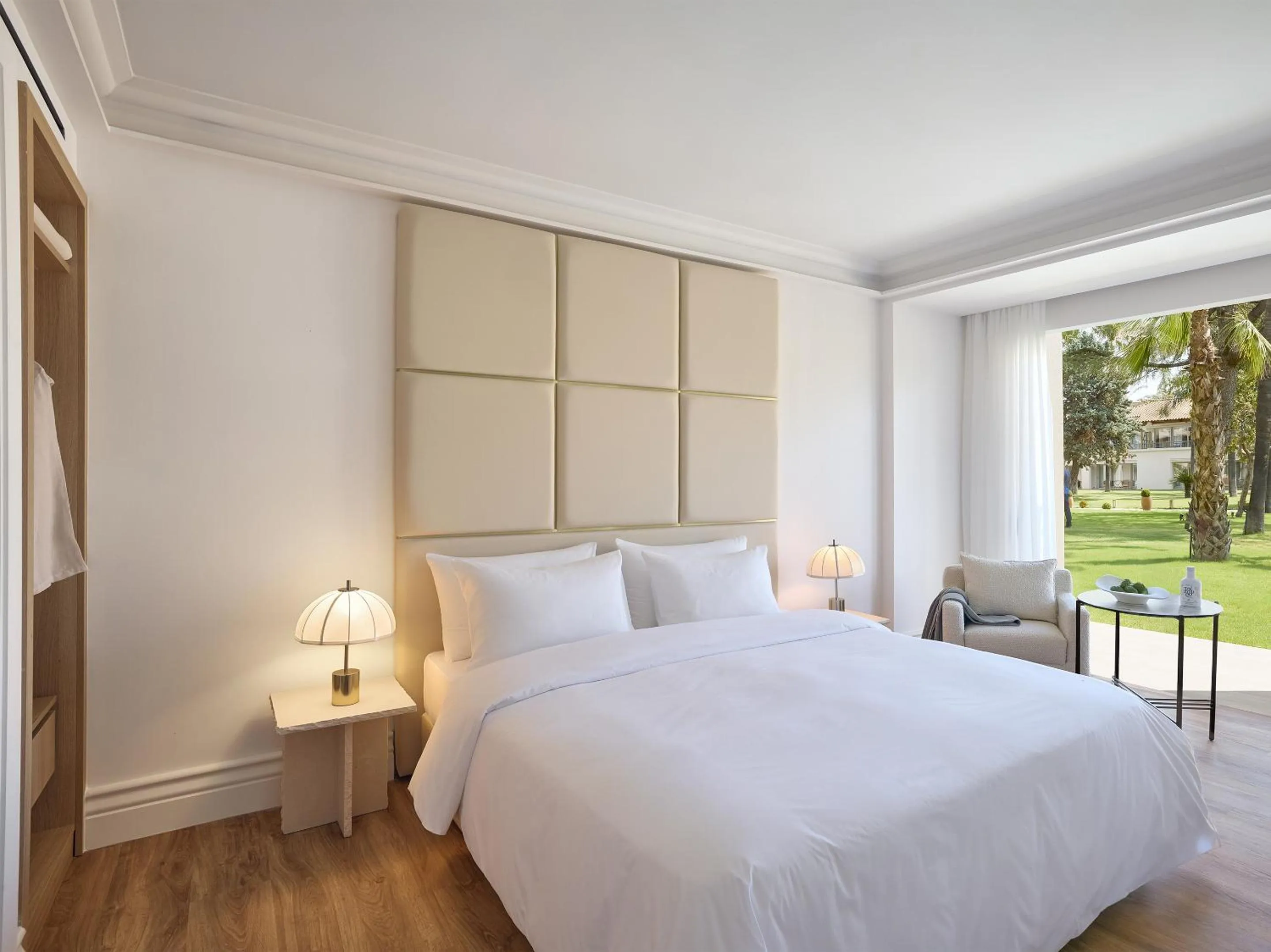 Bed in Grecotel Filoxenia