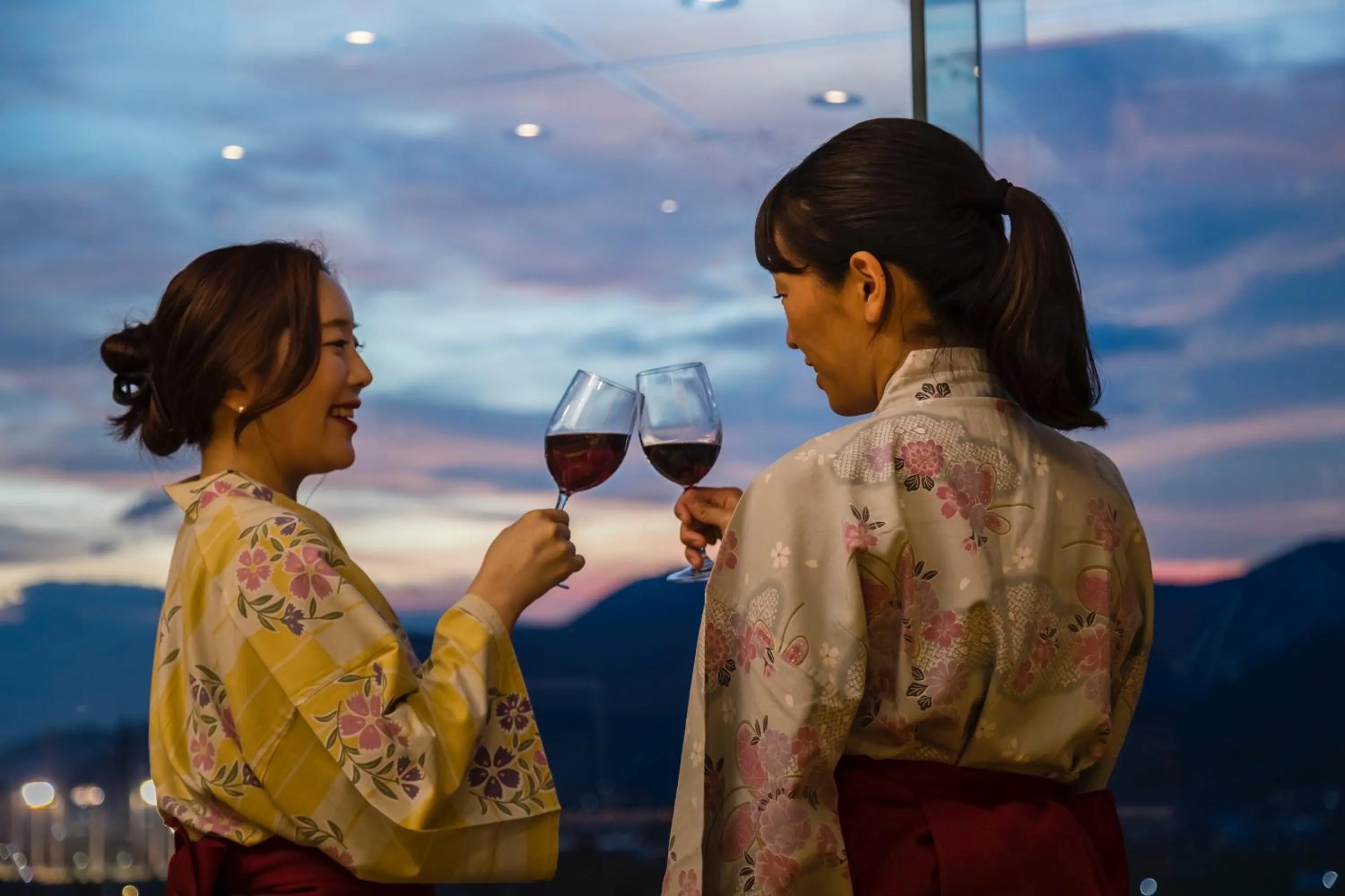 Lounge or bar in Japanese Onsen Ryokan Kohakuen