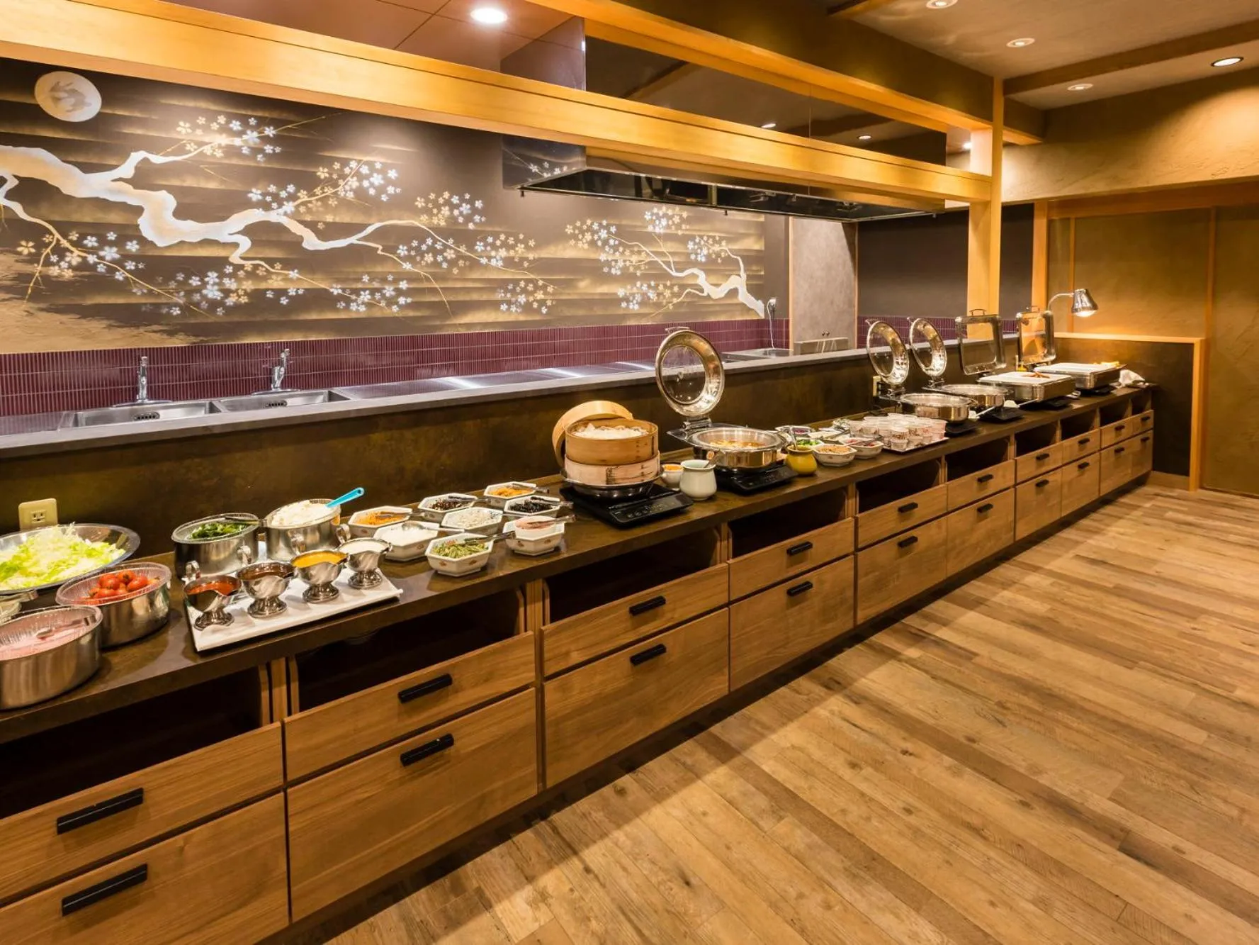 Food and drinks in Japanese Onsen Ryokan Kohakuen