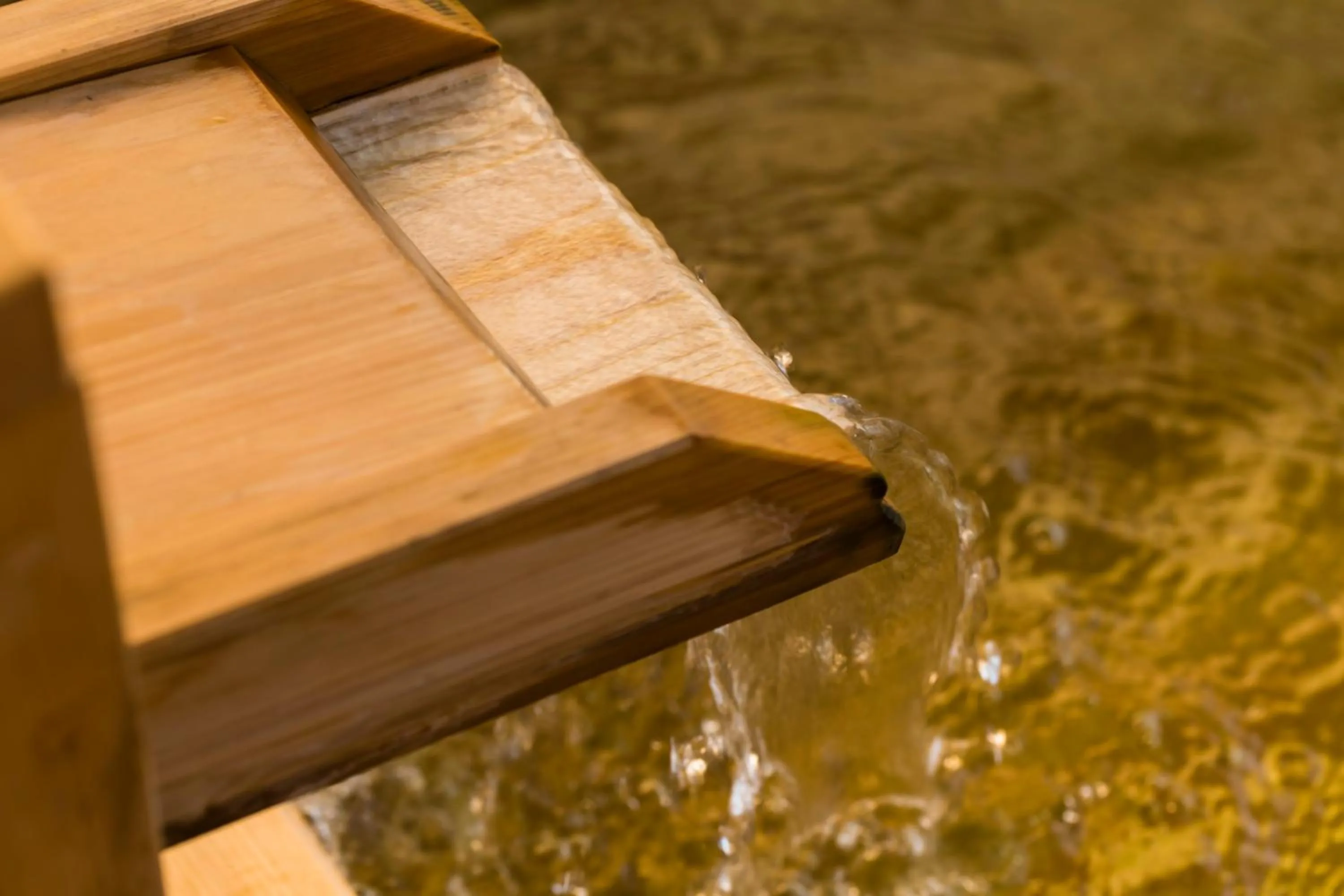 Open Air Bath in Japanese Onsen Ryokan Kohakuen