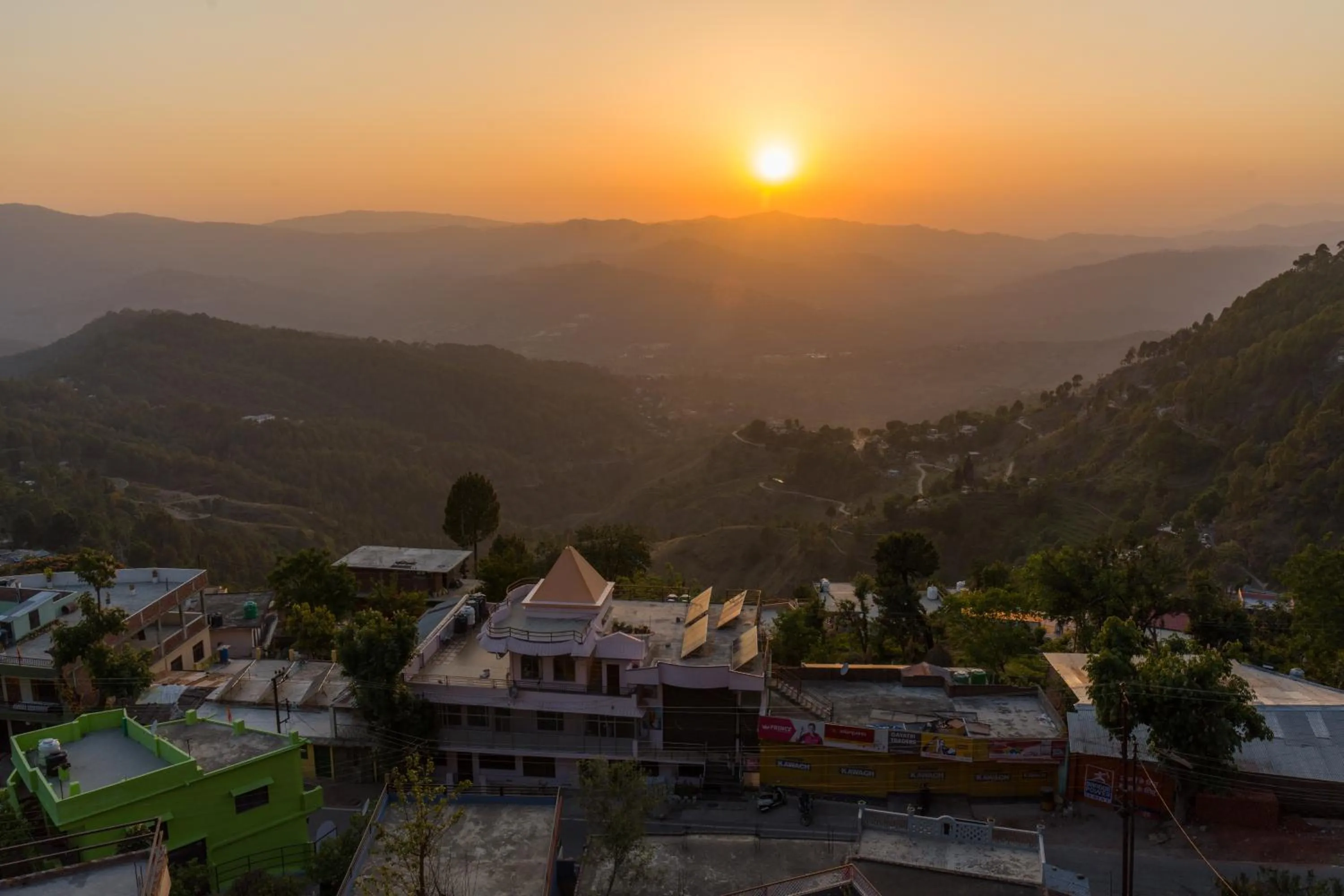 Mountain view in The Hill Paradise