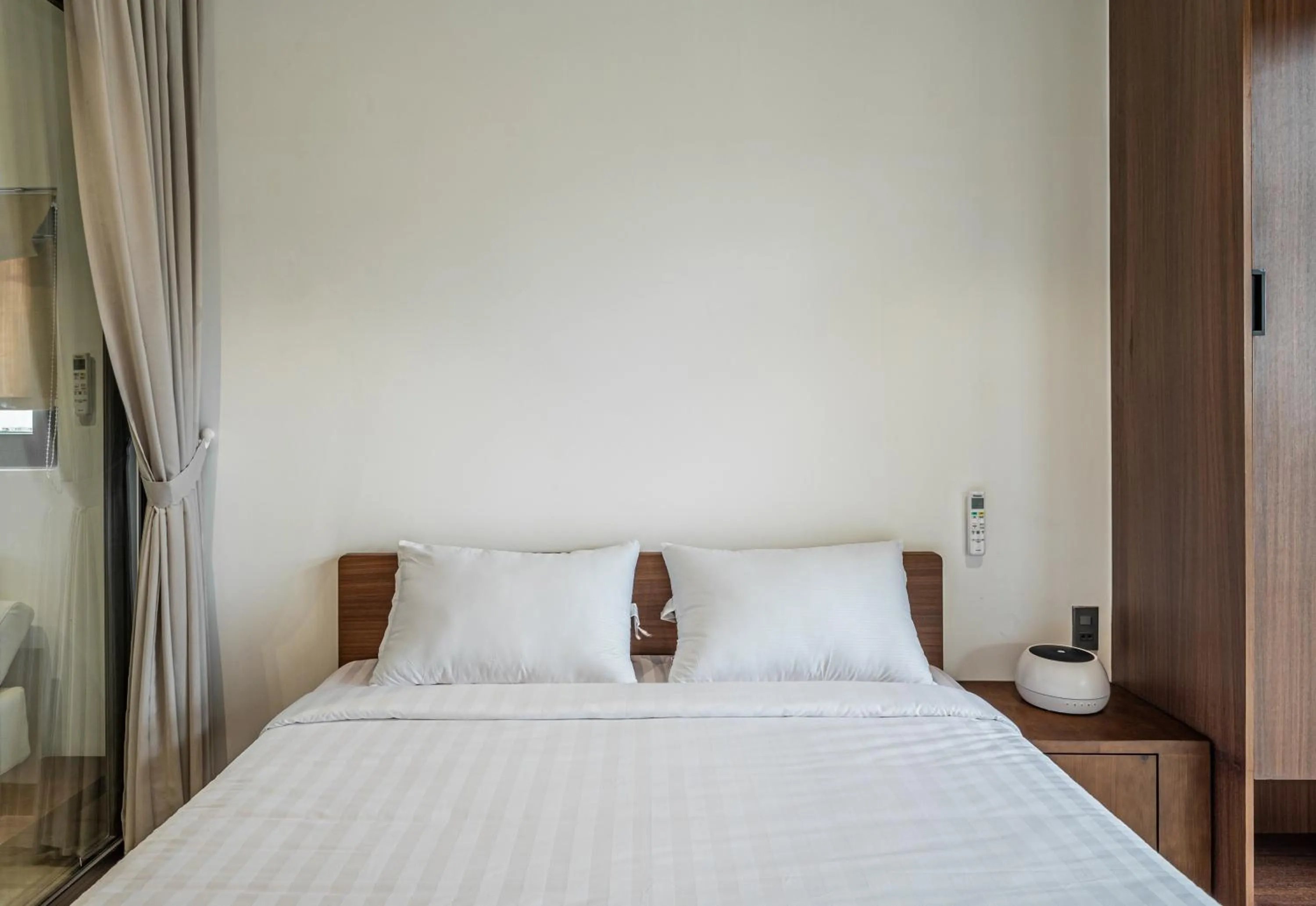 Bed in Stockholm Apartment