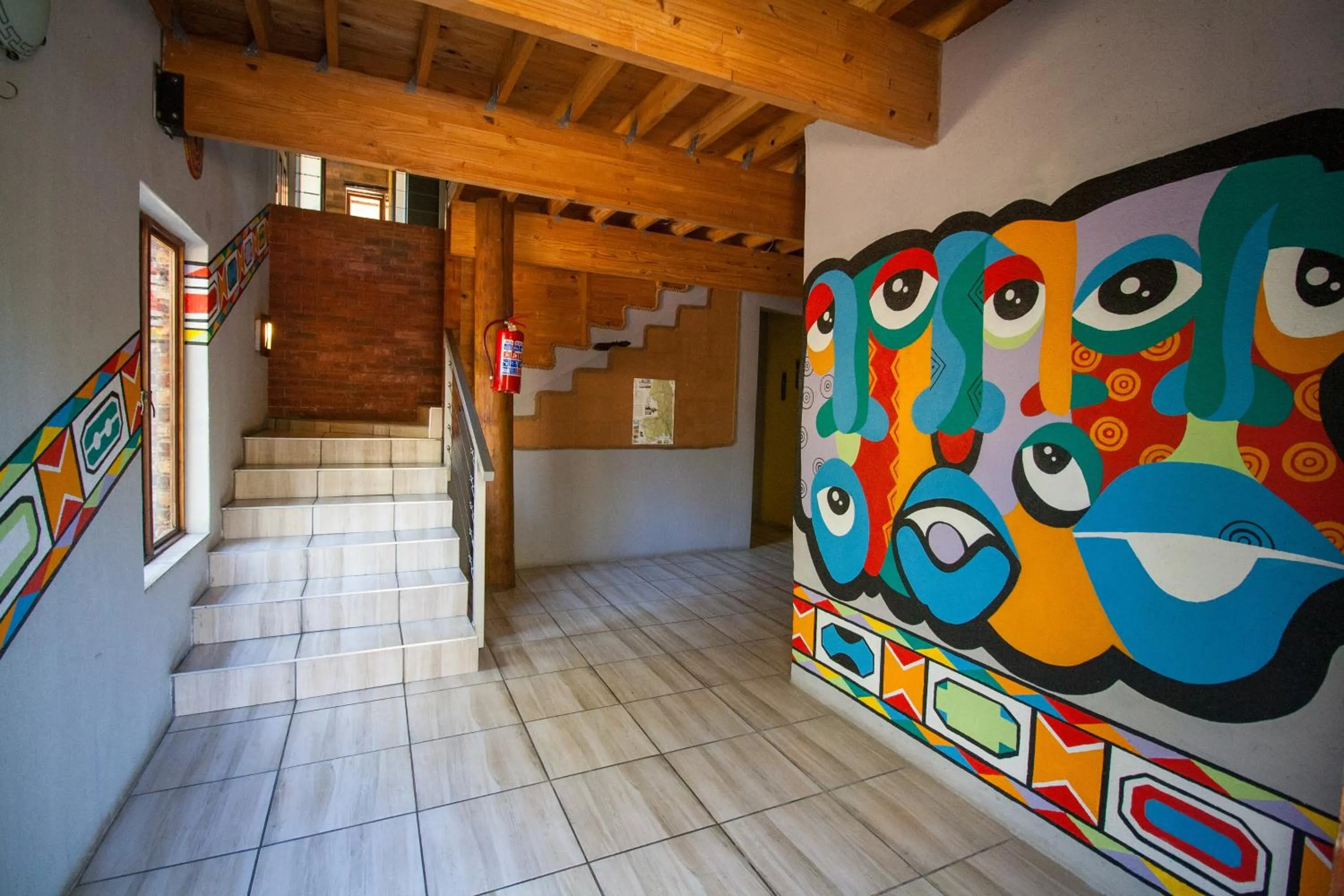 Lobby or reception in Kruger Park Hostel