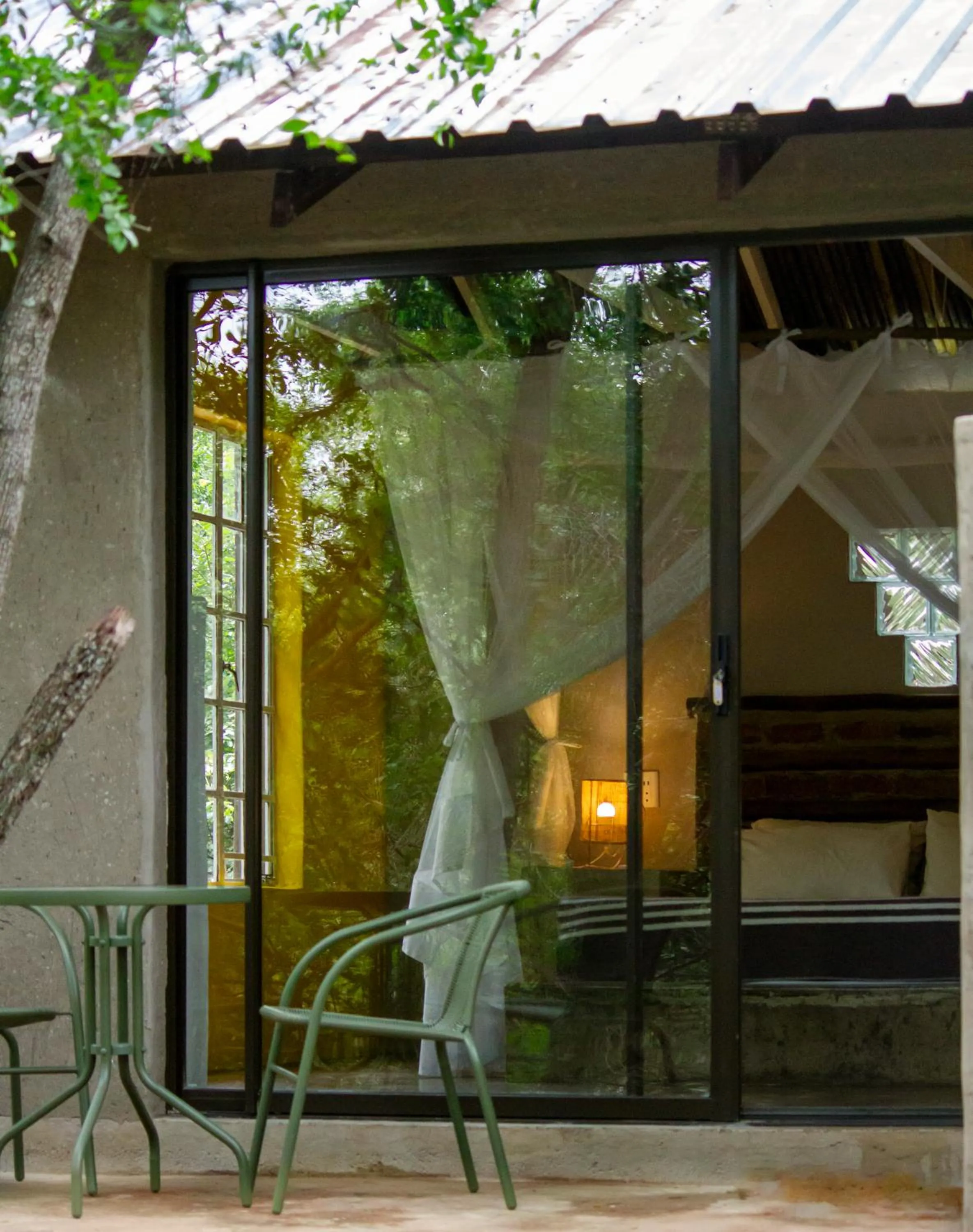 Patio in Kruger Park Hostel