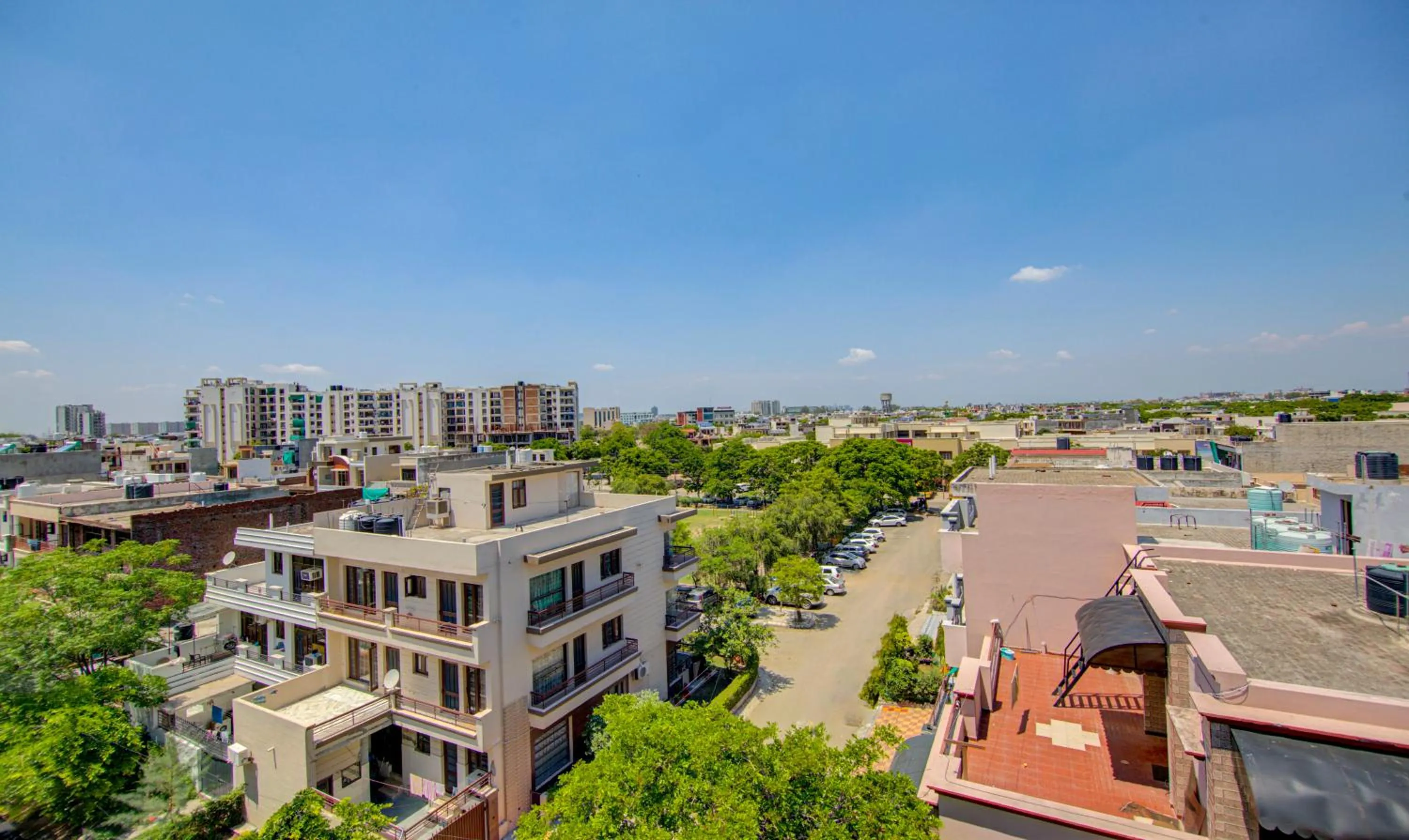 City view in Treebo The King Mohali