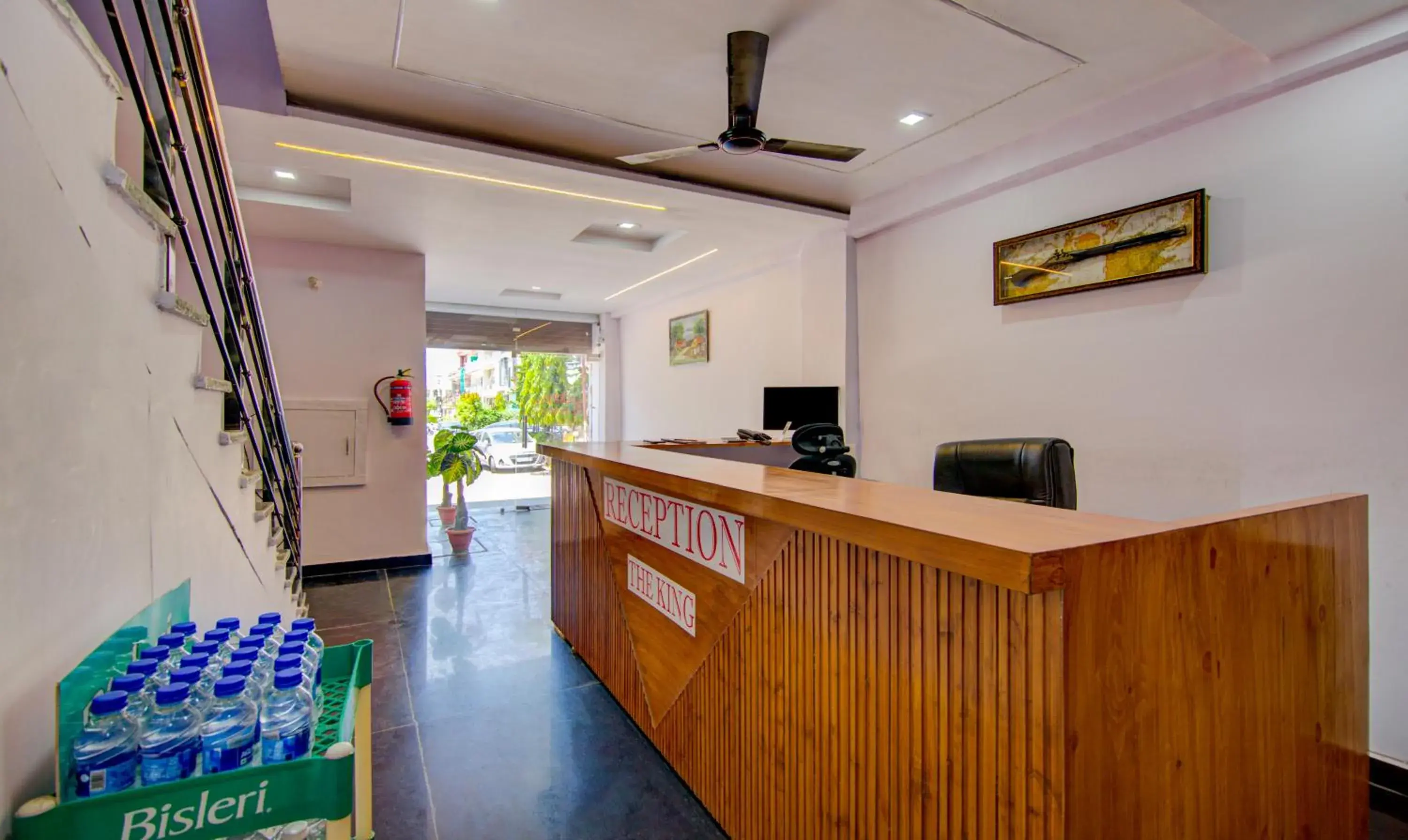 Lobby or reception in Treebo The King Mohali Lobby or reception in Treebo The King Mohali