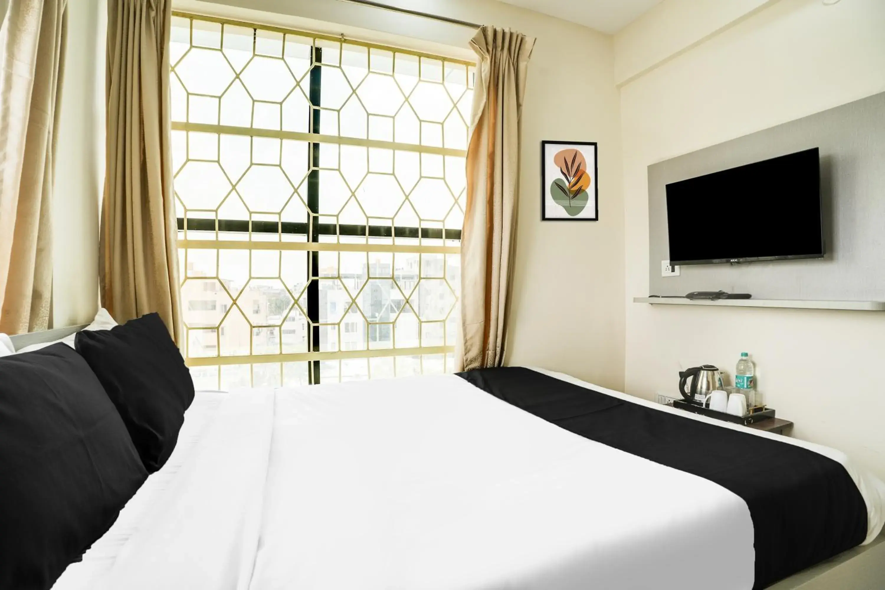 Bedroom, Bed in Hotel O Bangalore Near Reva Circle Formerly CKA Boarding Bedroom, Bed in Hotel O Bangalore Near Reva Circle Formerly CKA Boarding