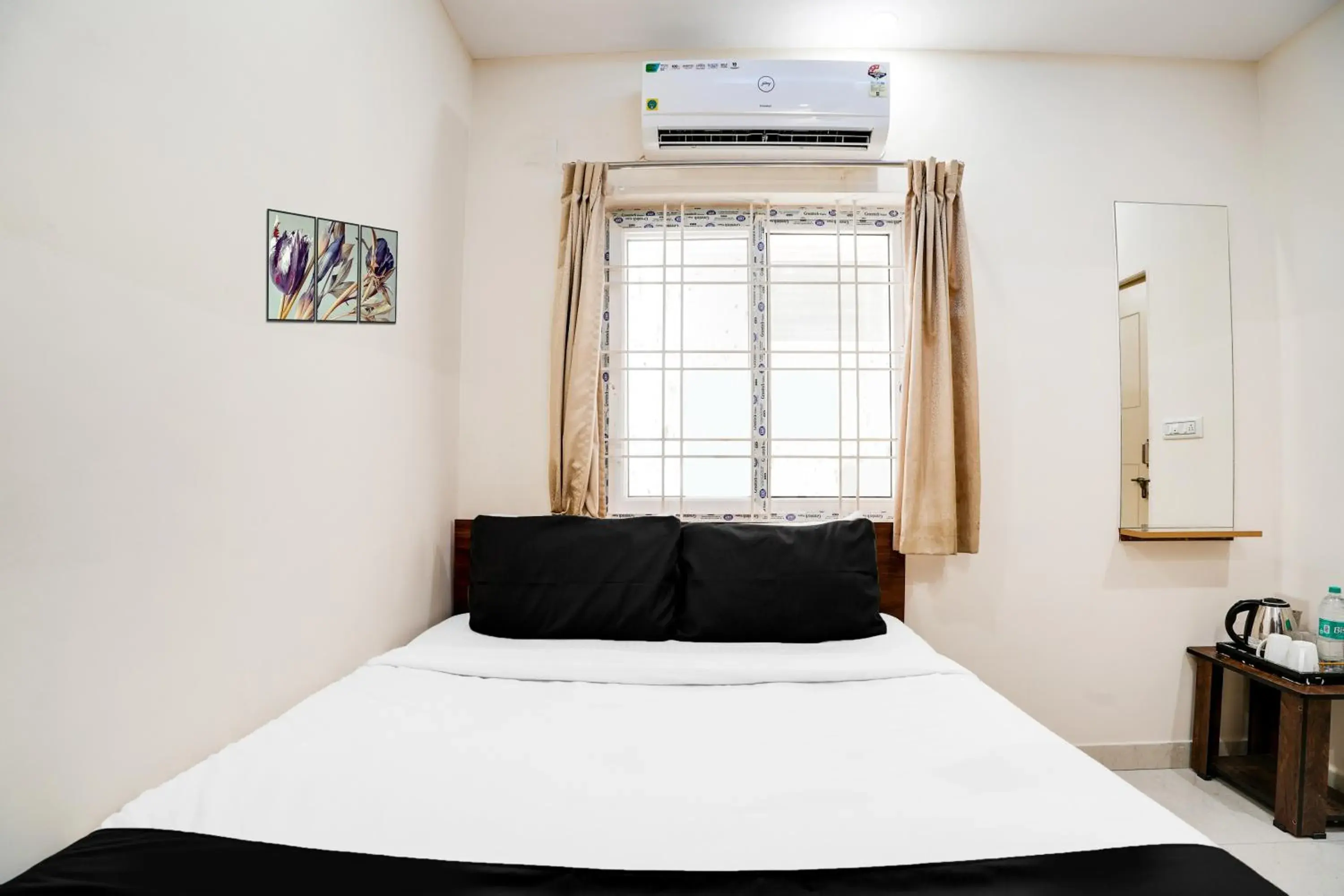 Bedroom, Bed in Hotel O Bangalore Near Reva Circle Formerly CKA Boarding Bedroom, Bed in Hotel O Bangalore Near Reva Circle Formerly CKA Boarding