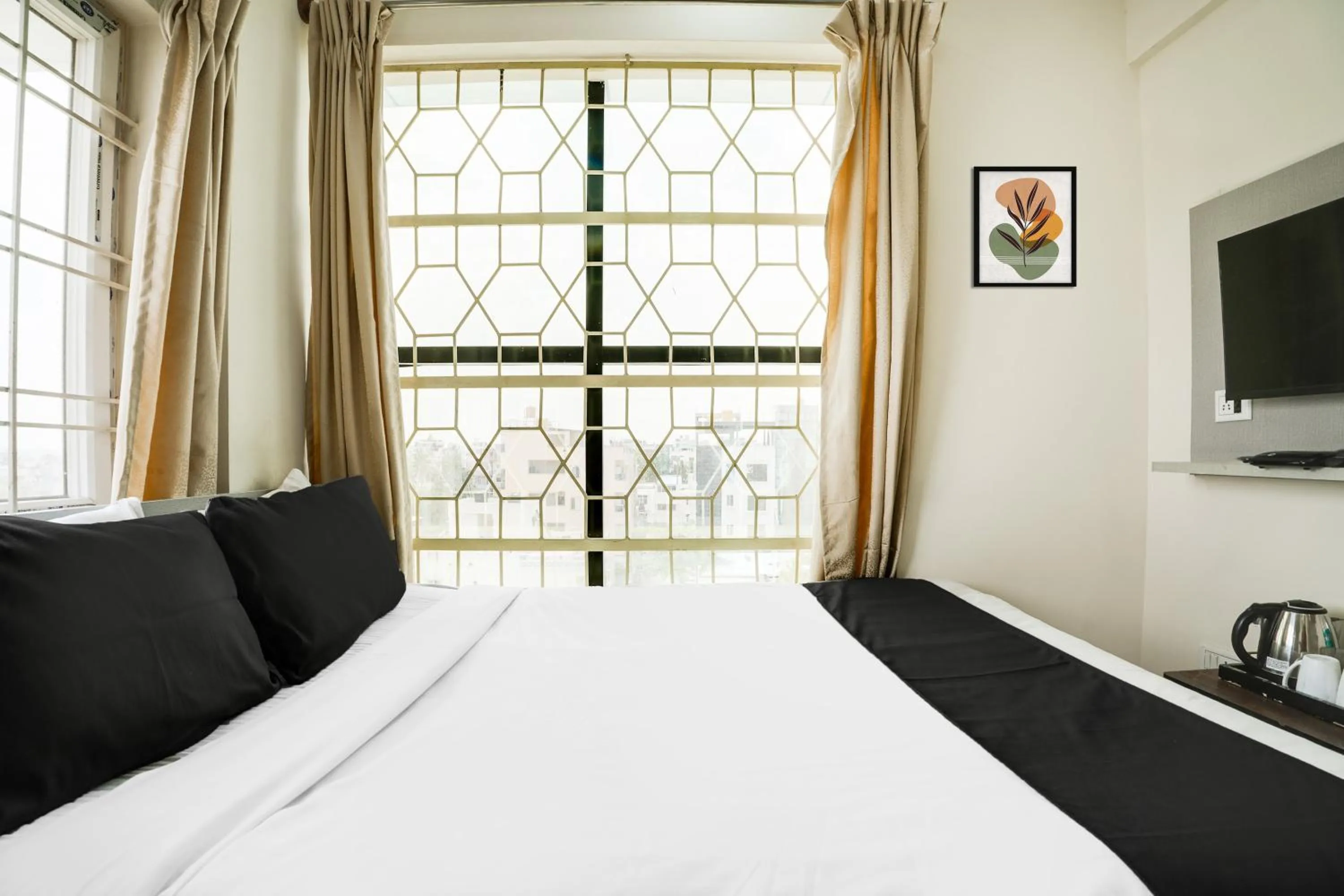 Bedroom, Bed in Super Hotel O Bangalore Near Reva Circle Formerly CKA Boarding