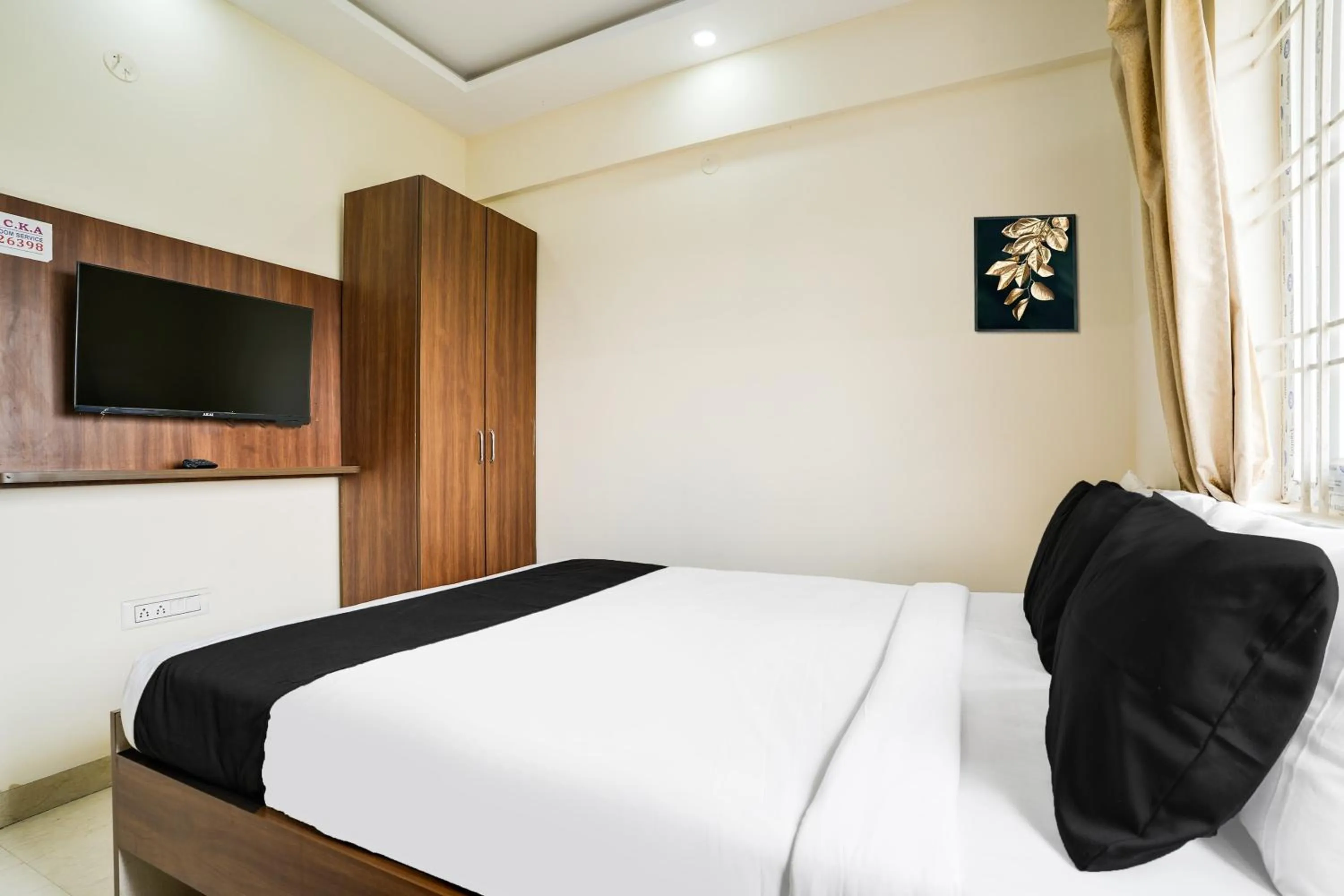 Bedroom, Bed in Super Hotel O Bangalore Near Reva Circle Formerly CKA Boarding