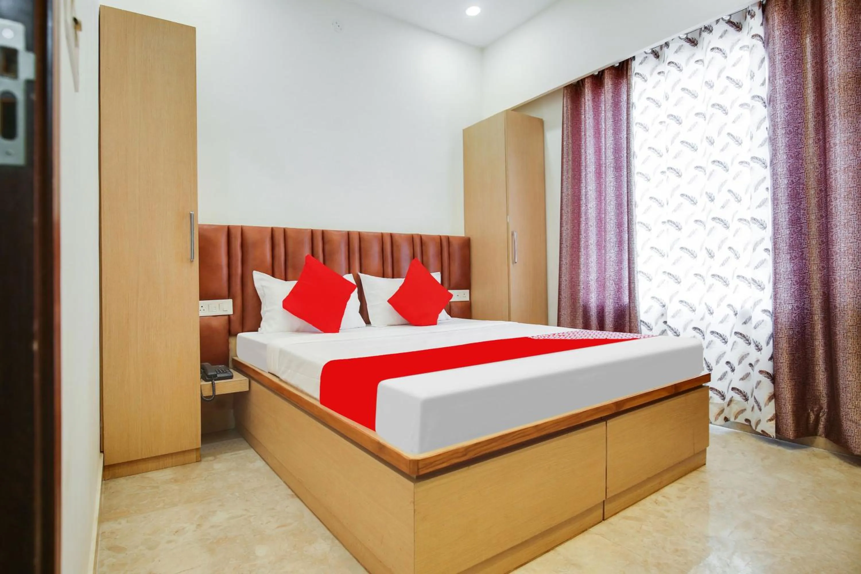 Bedroom, Bed in Hotel O Dhruva Residency