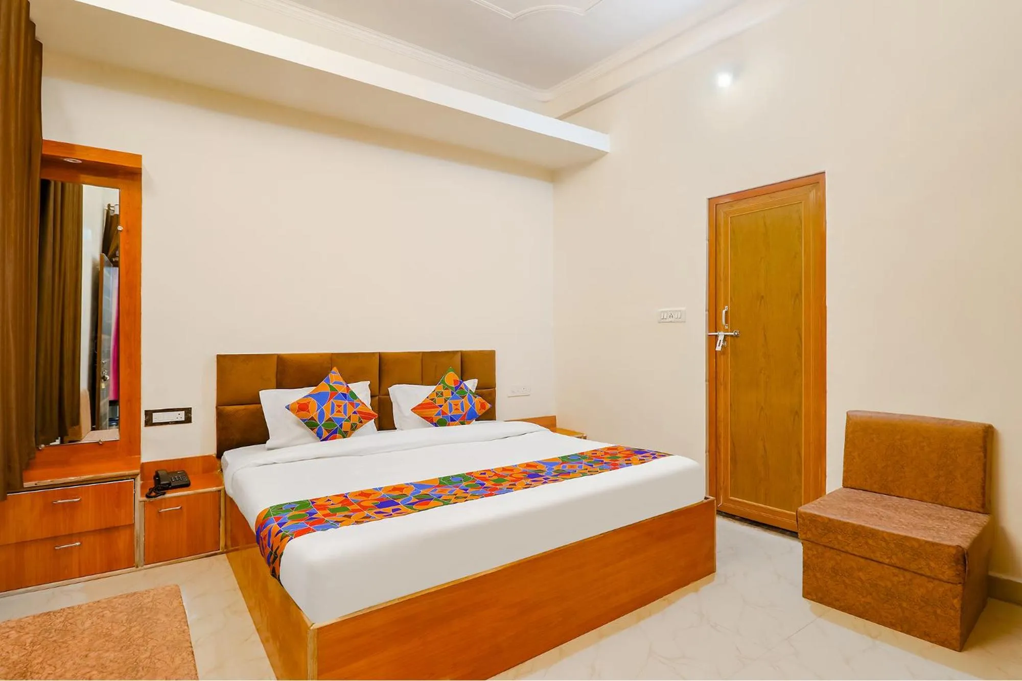 Bed in FabHotel Royal Vilas