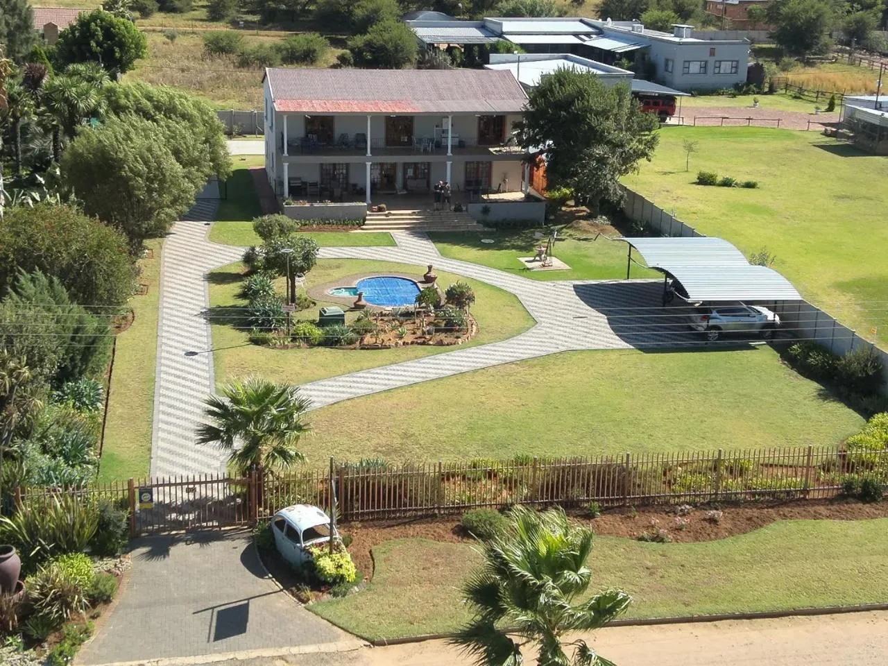 Bird's eye view in La Maison on Vaal Bed and Breakfast