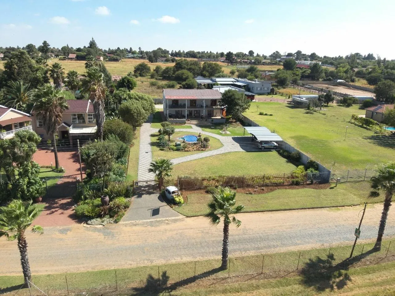 Bird's eye view in La Maison on Vaal Bed and Breakfast