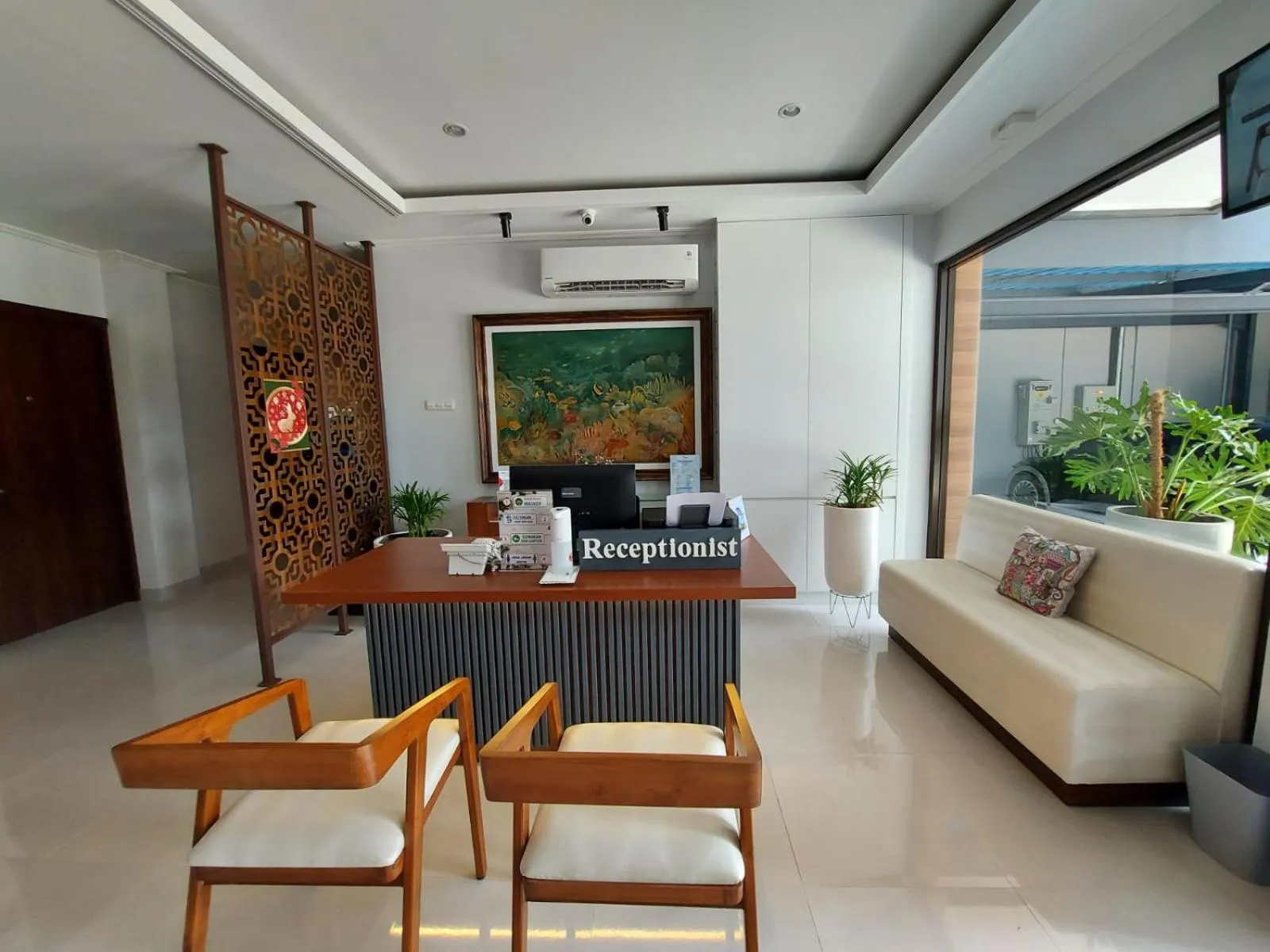 Lobby or reception in Atap Biru Residence