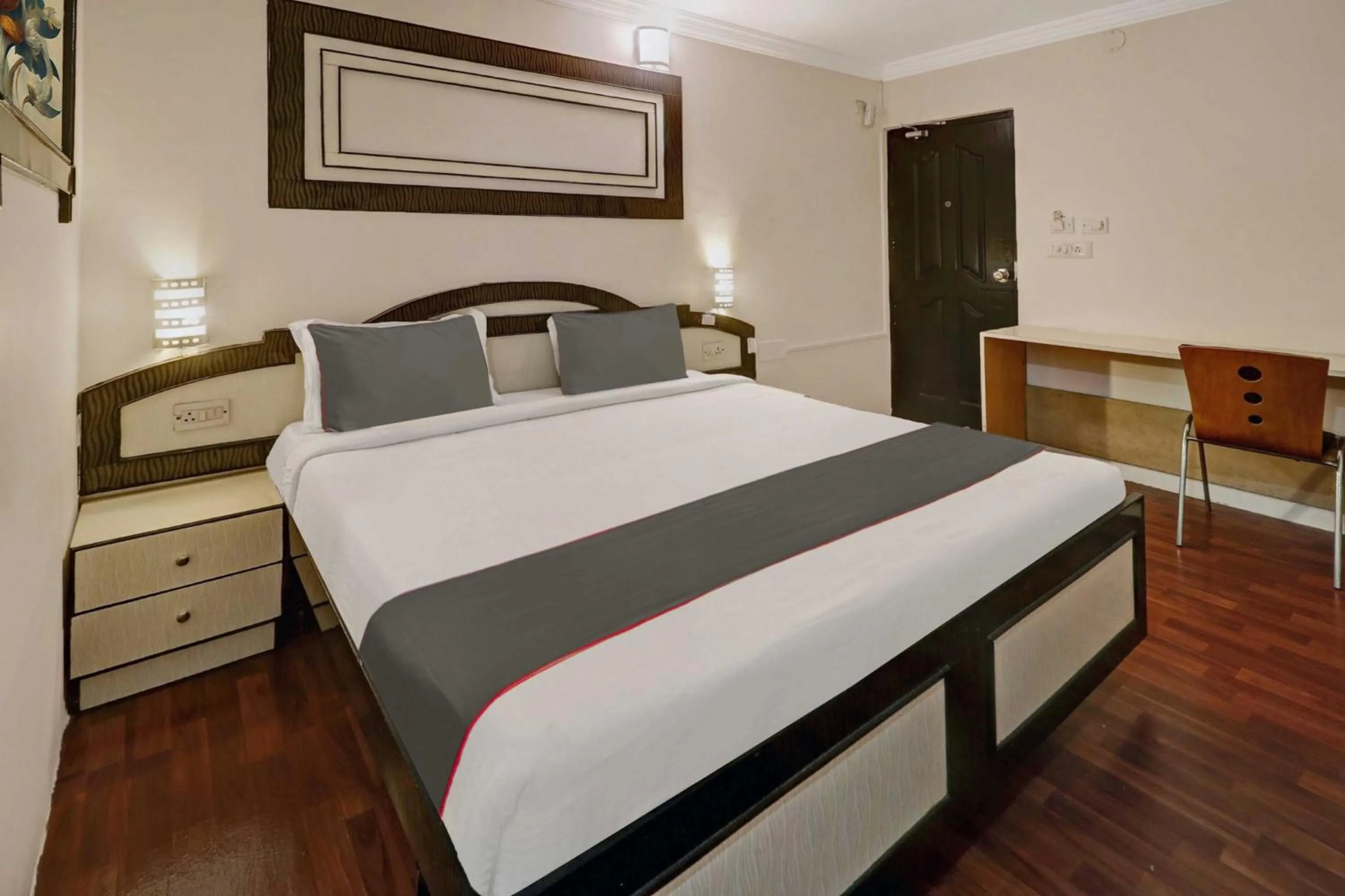 Bedroom, Bed in Collection O Sabharwal Residency Near Lalbagh Botanical Garden