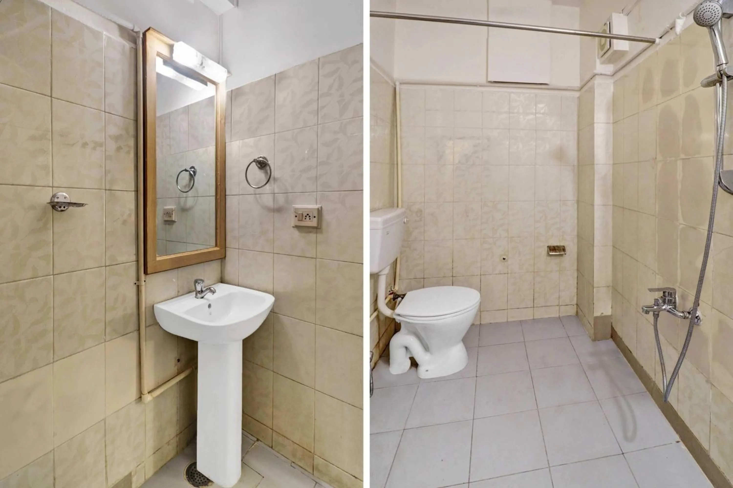 Bathroom in Collection O Sabharwal Residency Near Lalbagh Botanical Garden
