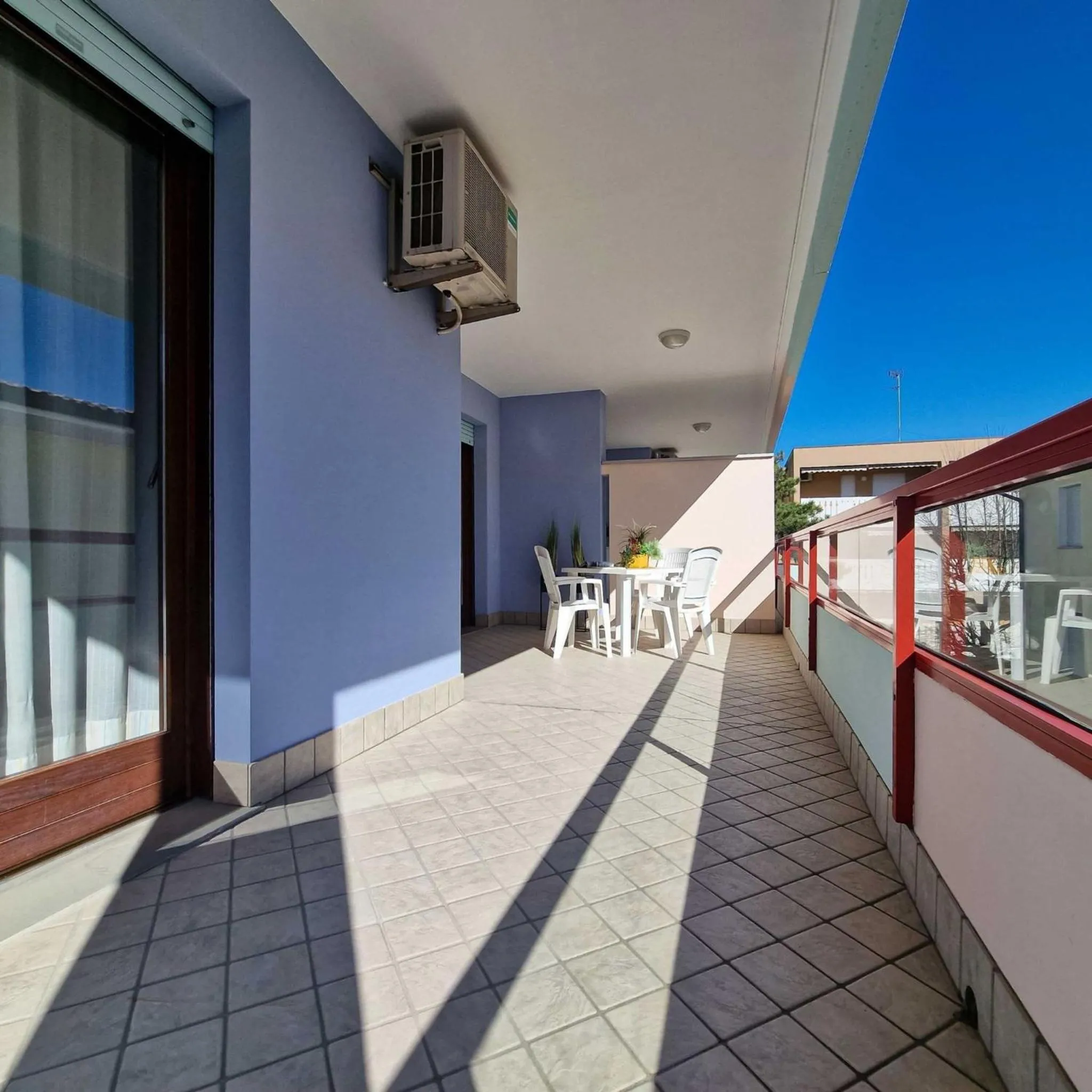 Balcony/Terrace in Comfortable apartment close to Bibione sea