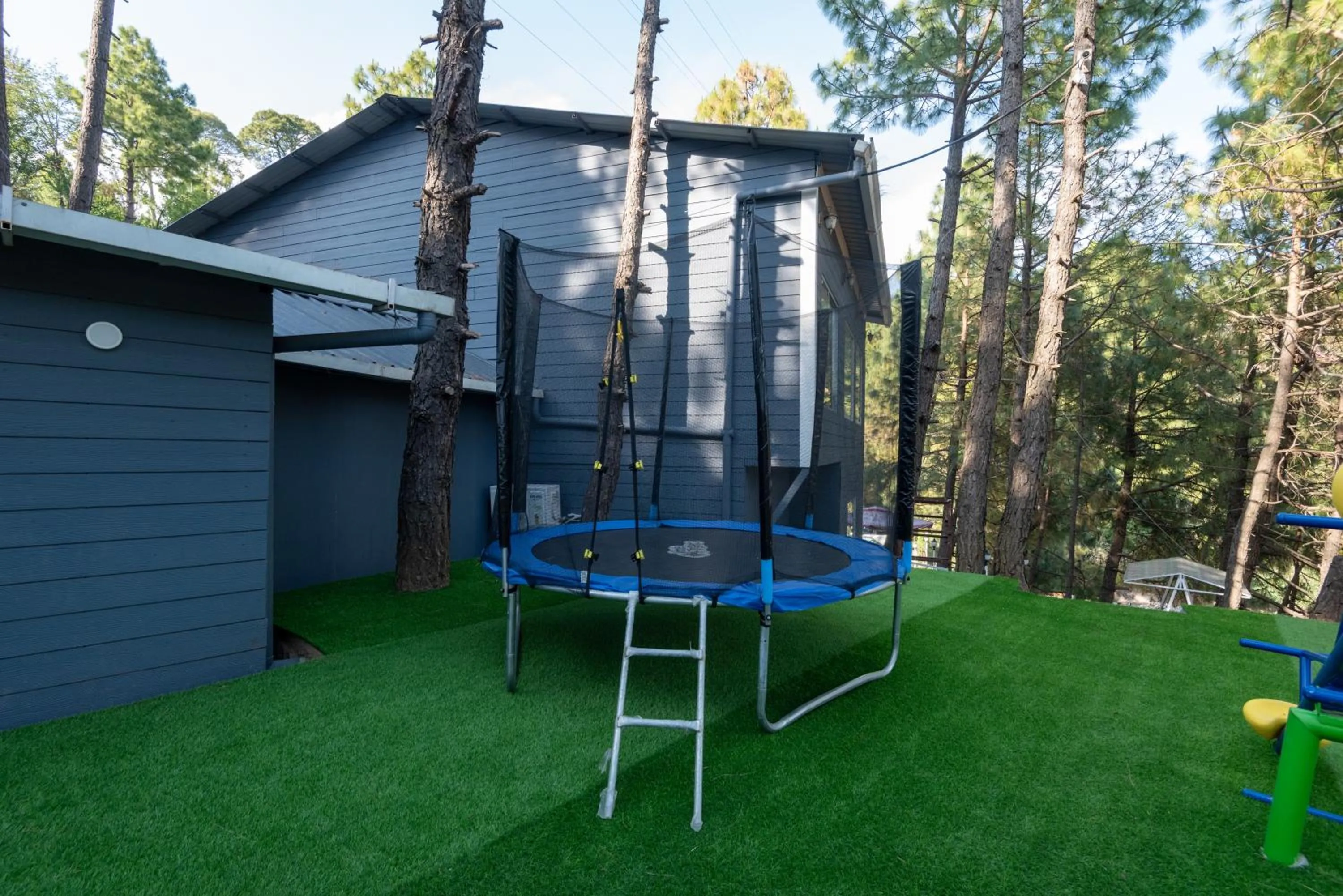 Children play ground in DLS Nature Trinket Resort - Dalhousie with Swimming Pool