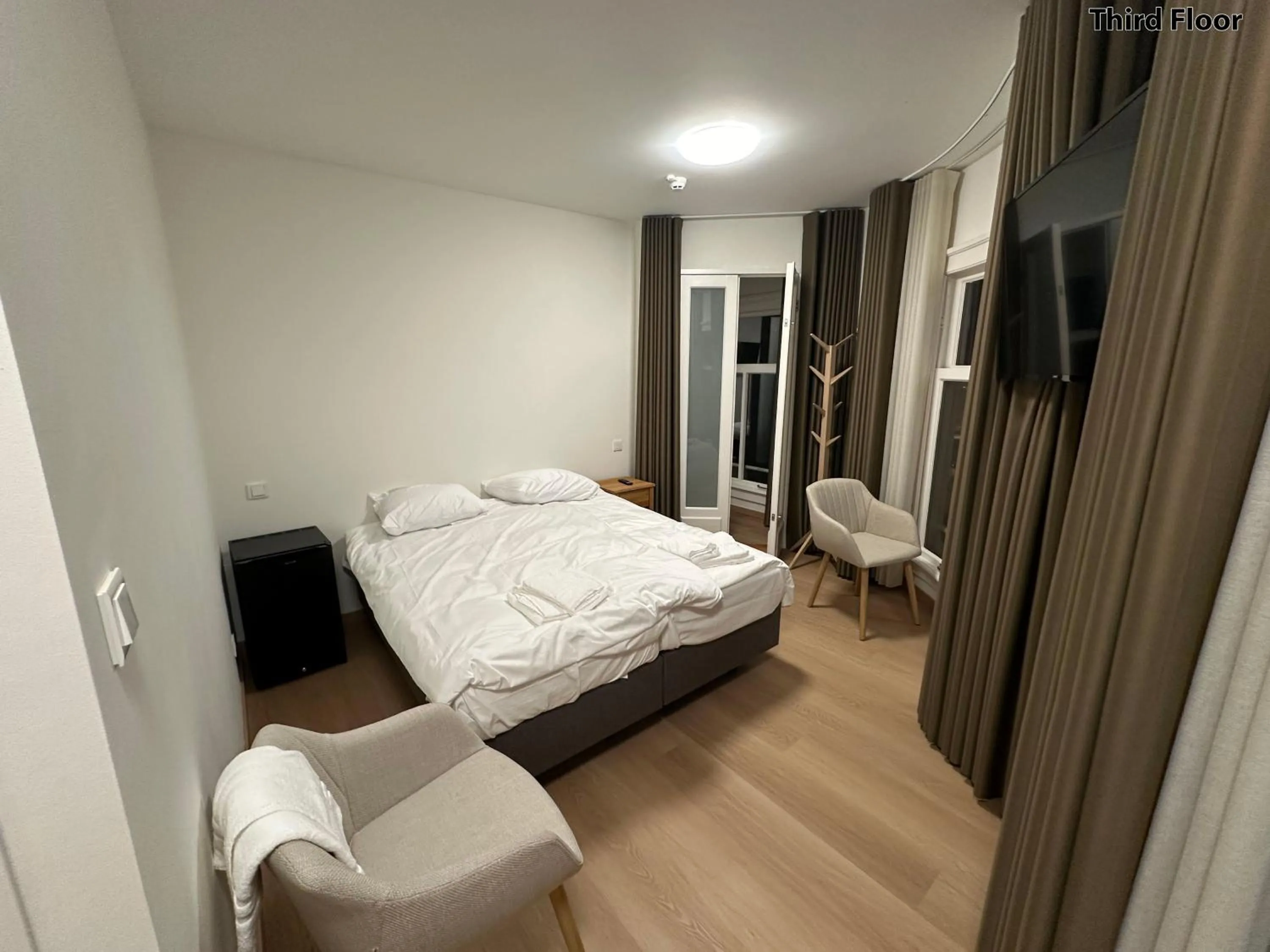 Bed in Voyagers Amsterdam