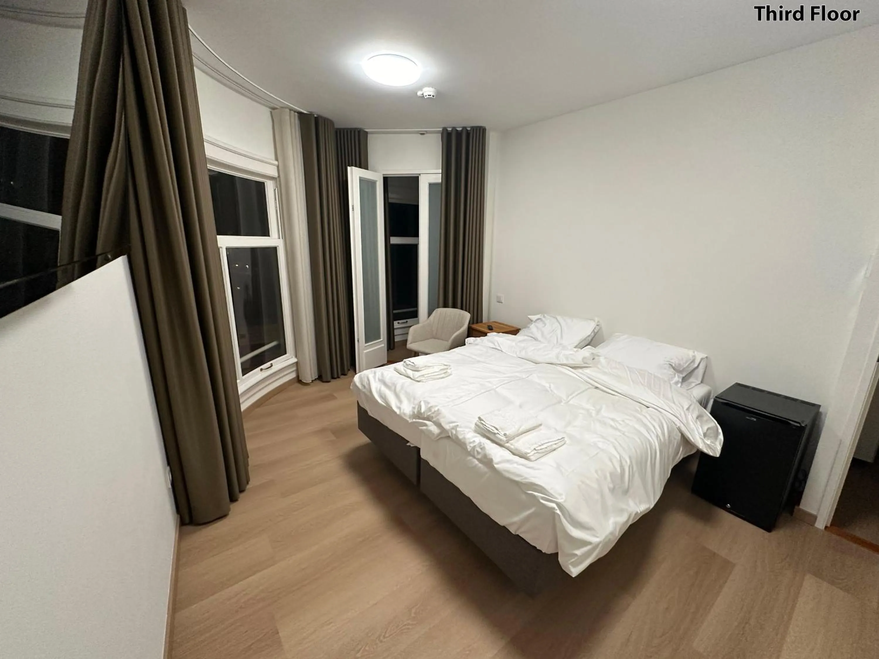 Bed in Voyagers Amsterdam