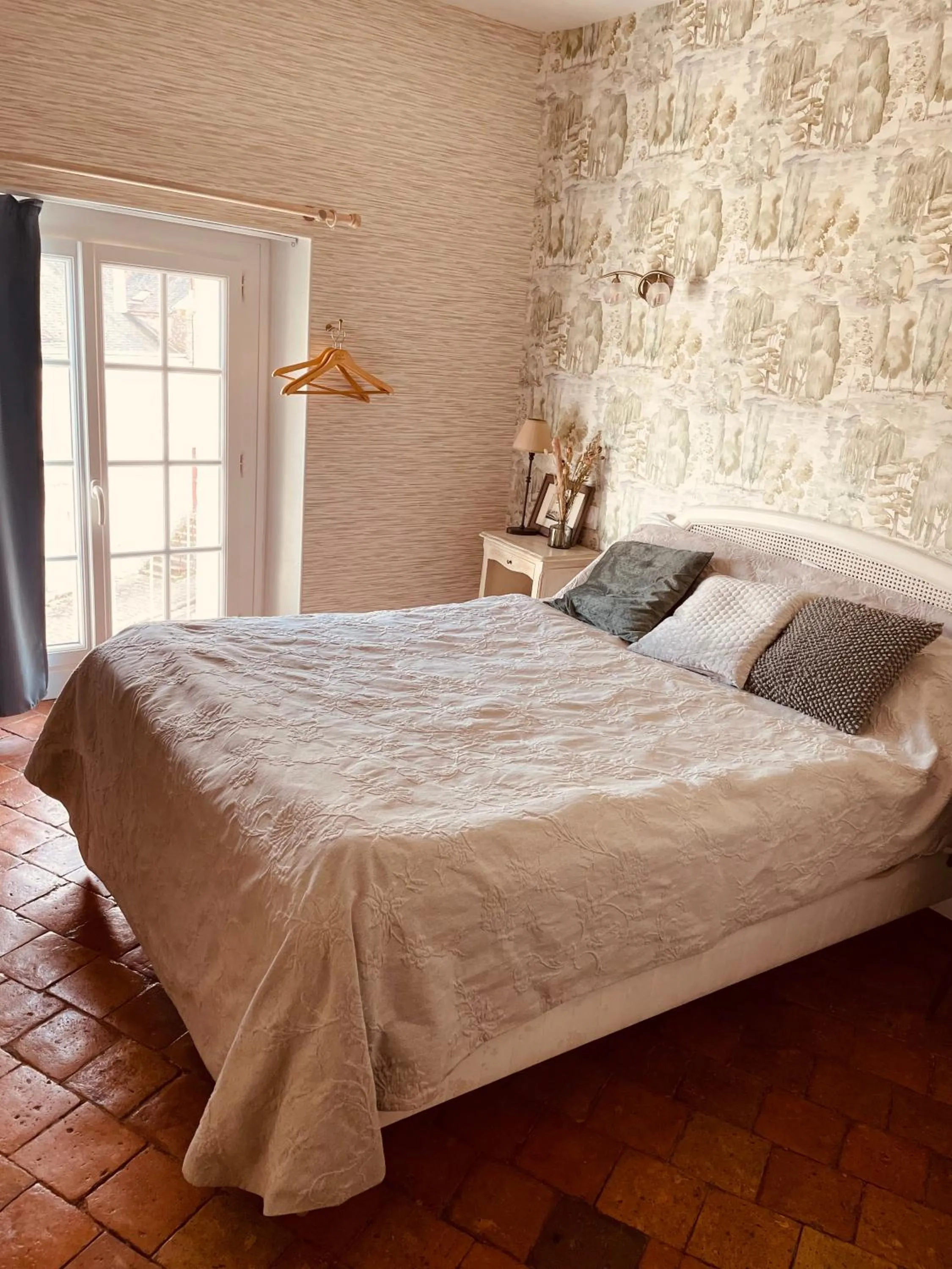 Bed in Hotel de la Sologne