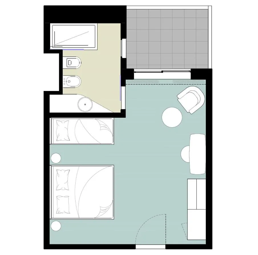Floor plan in Sud Hotel Pulsano