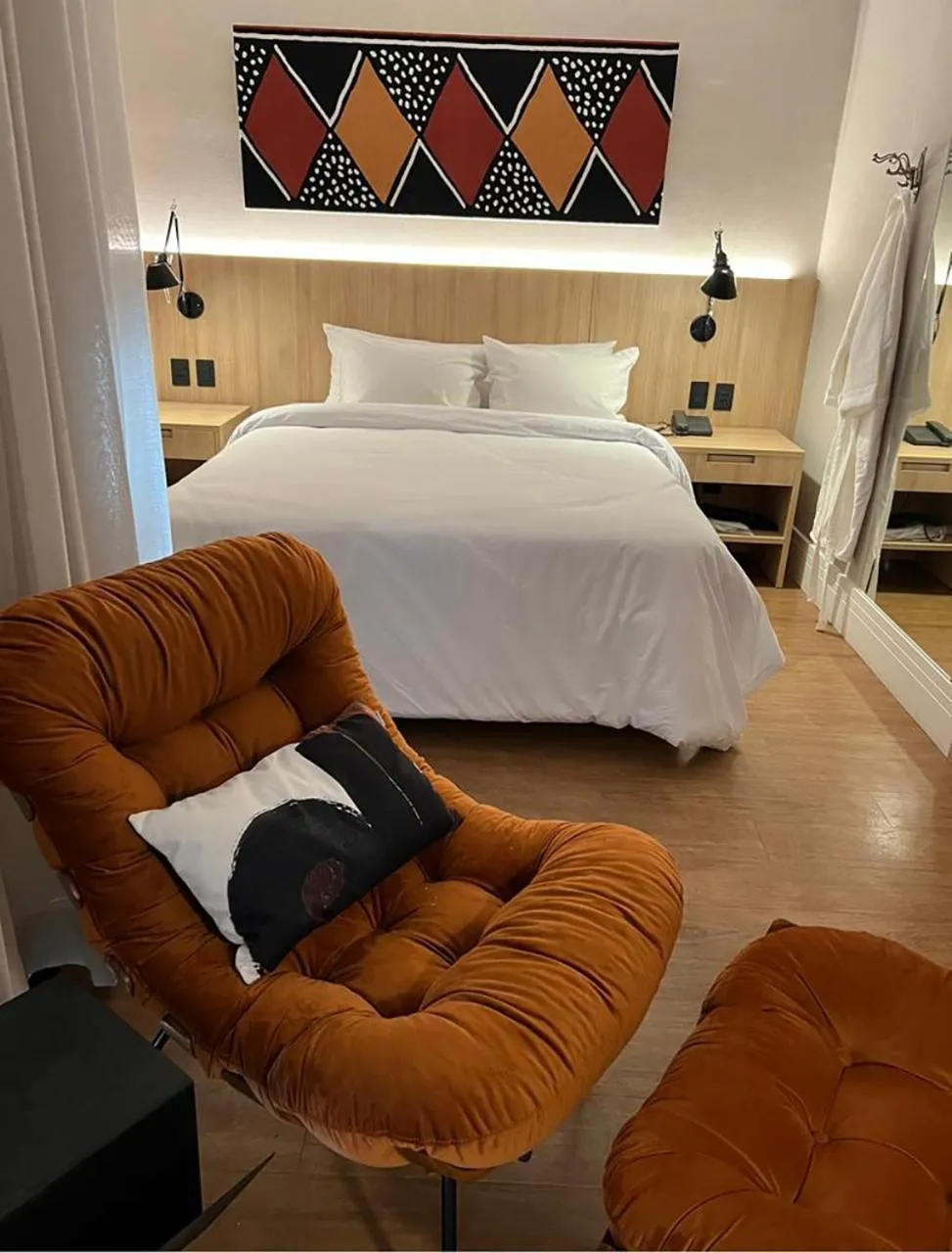 Photo of the whole room in Studios Hotel Address à passos da Av Faria Lima