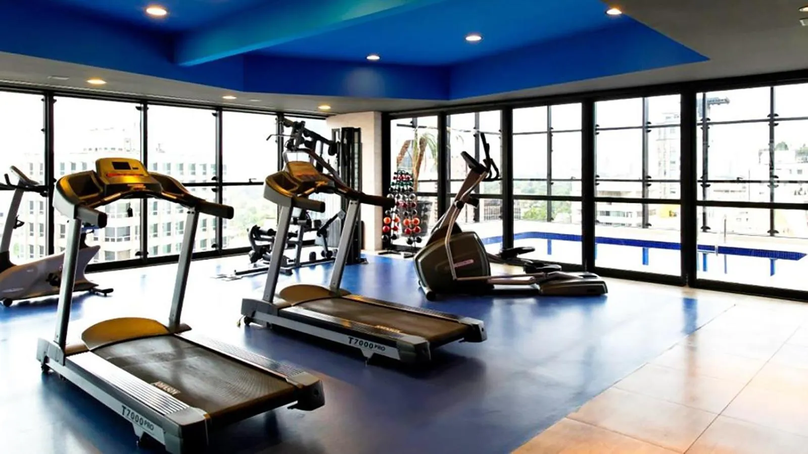 Fitness centre/facilities in Studios Hotel Address à passos da Av Faria Lima